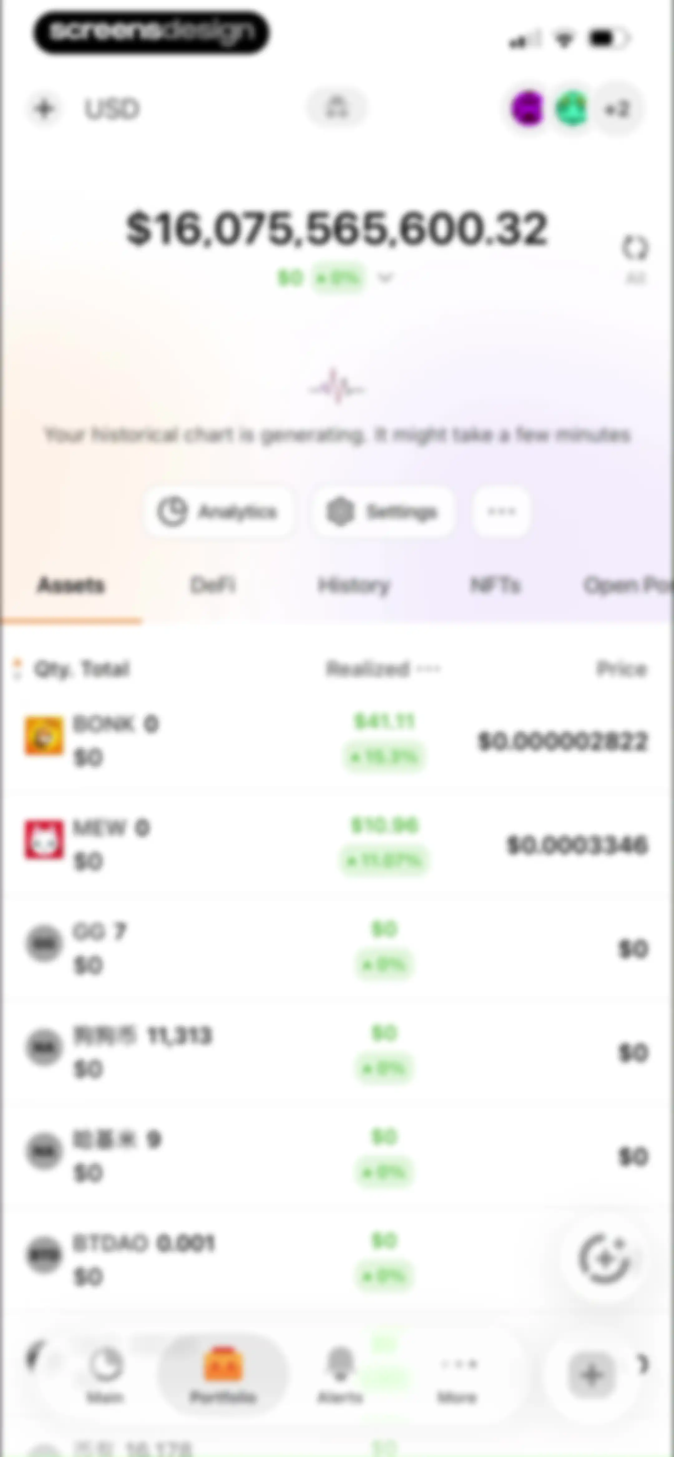 CoinStats: Crypto Portfolio screen 125