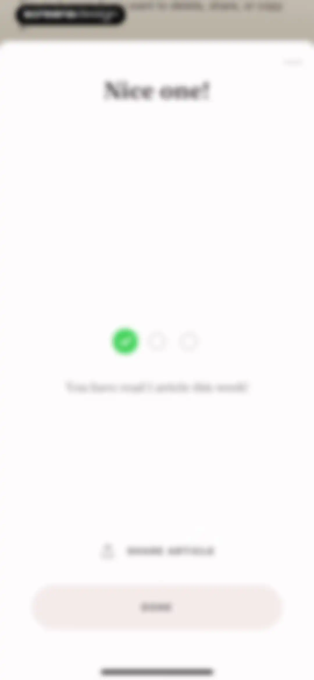 Alfread: grow reading habit screen 23
