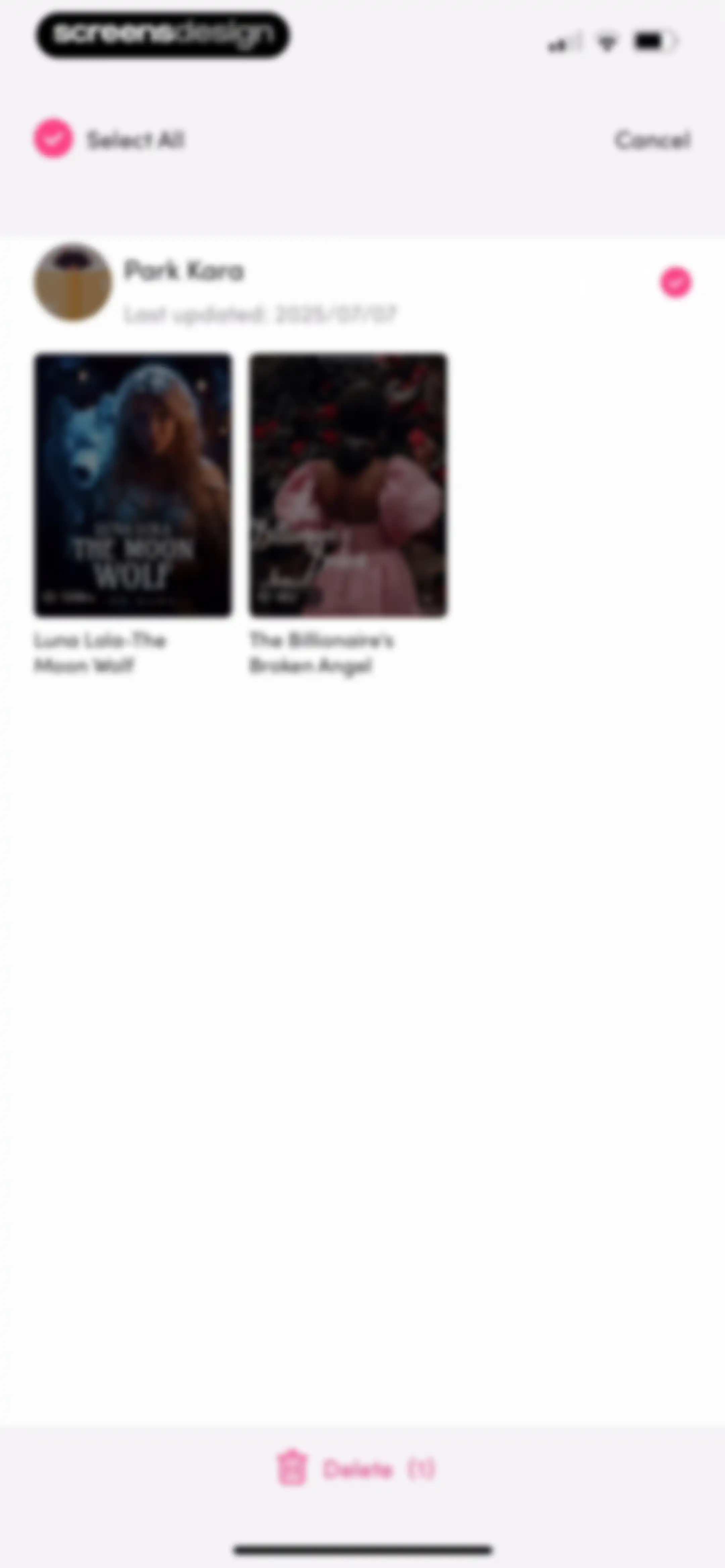 My Fiction: Stories & Novels screen 98