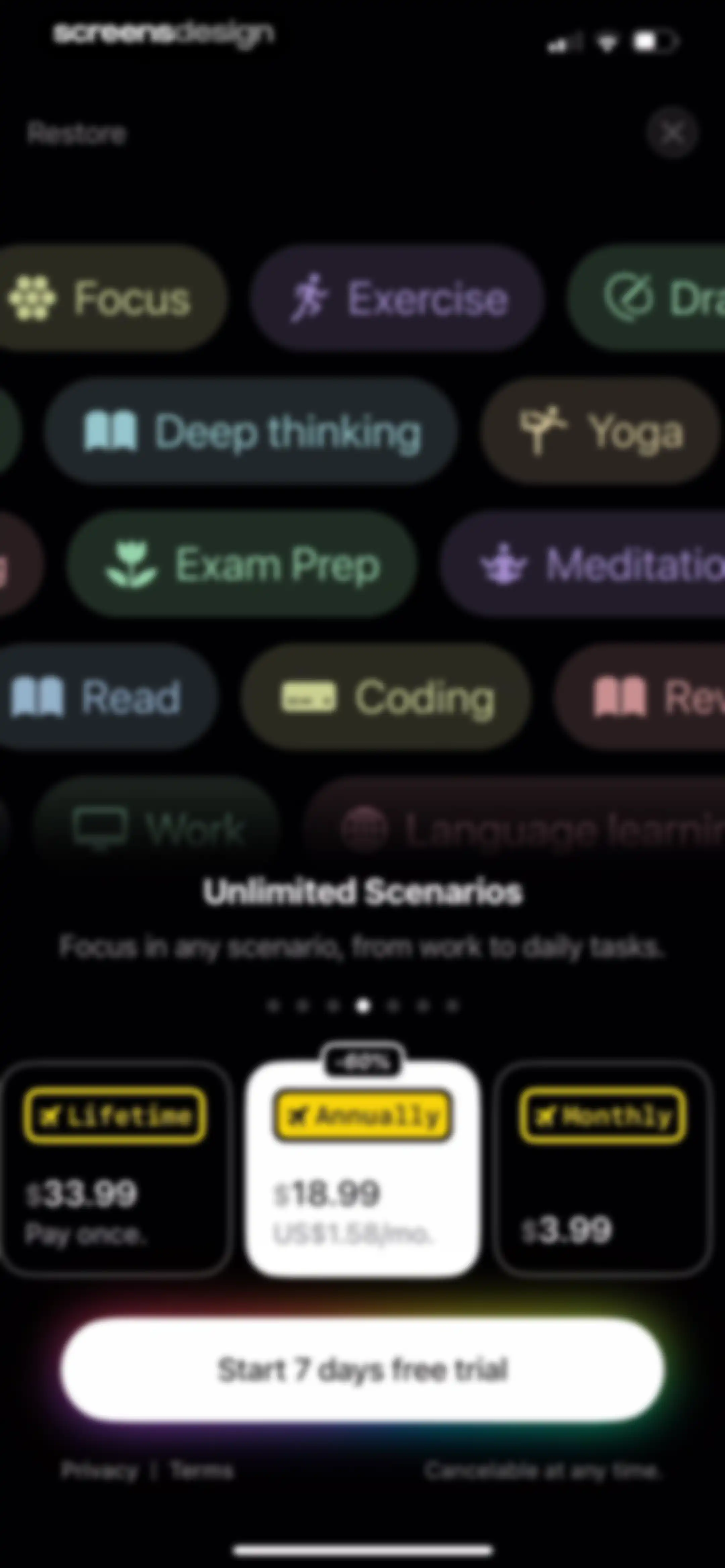 FocusFlight - Deepfocus Timer screen 29