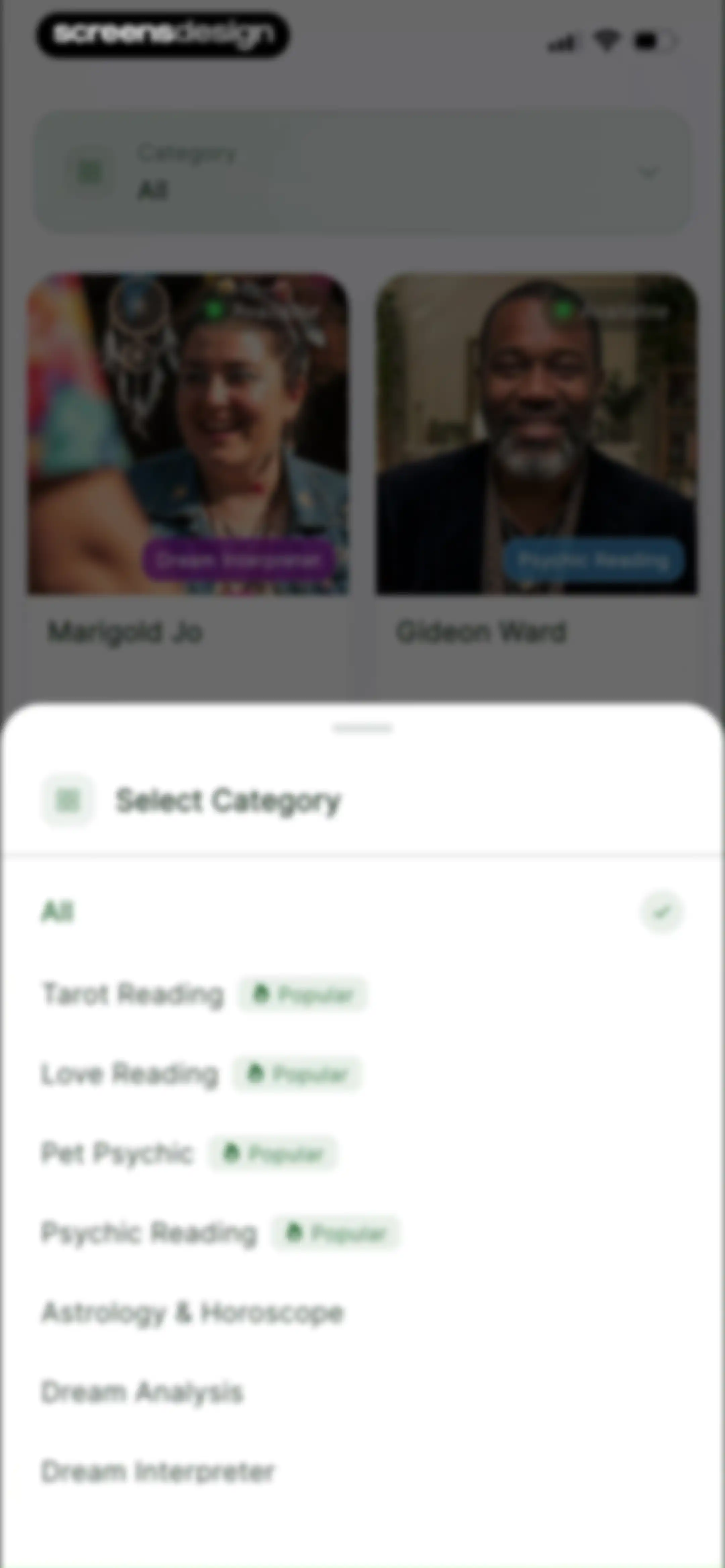 Orb: Psychic Chat & Reading screen 38