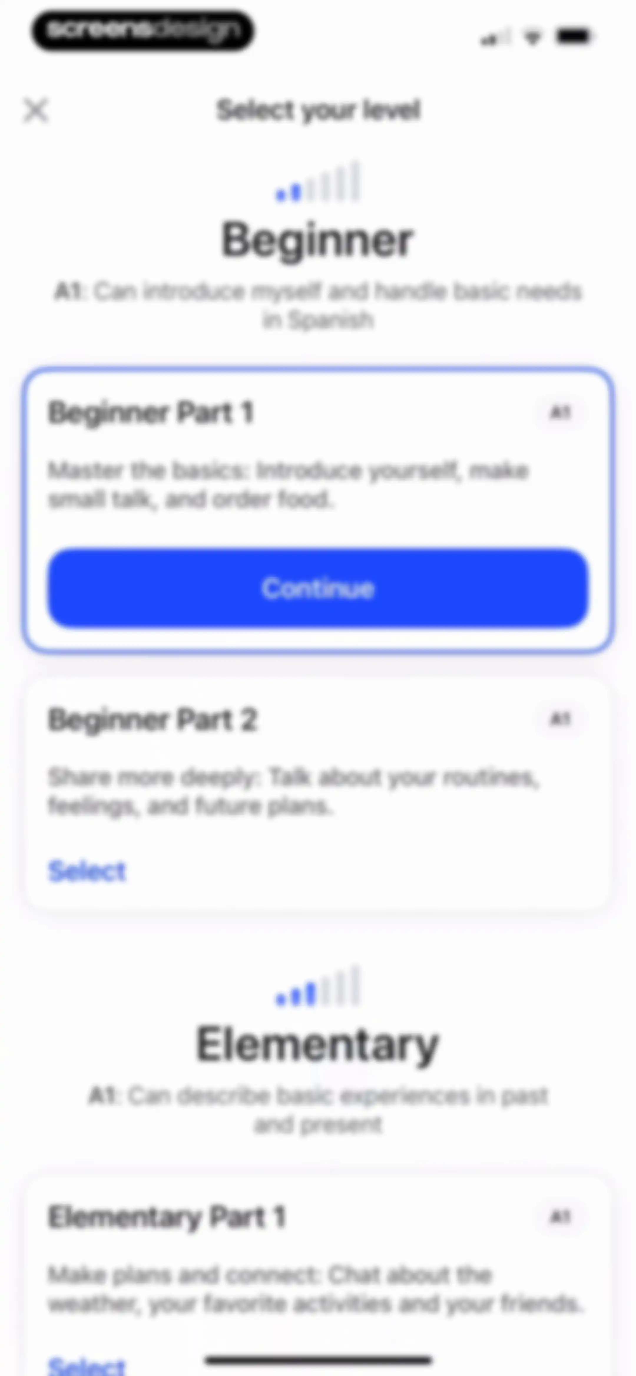 Speak: Language Learning screen 111