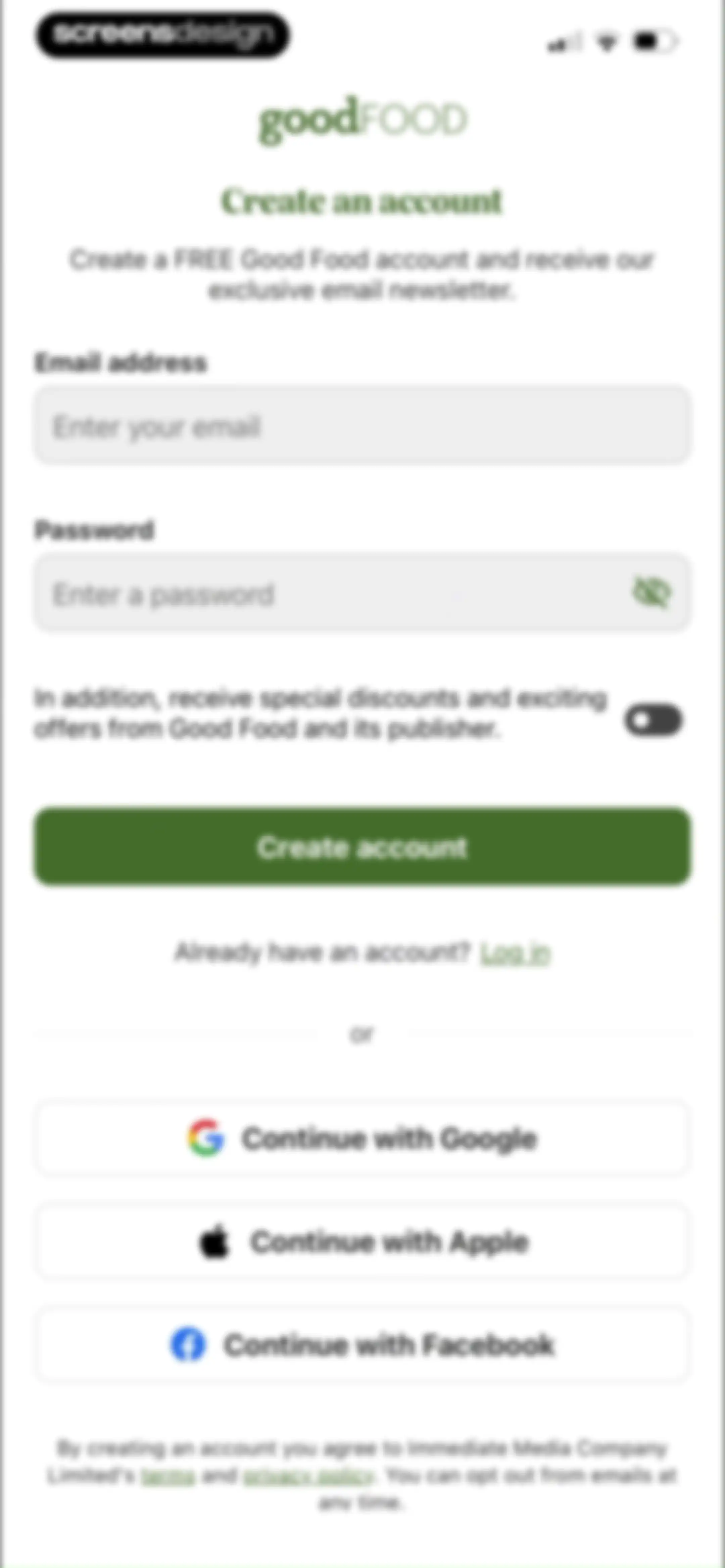 Good Food: Recipe Finder screen 7
