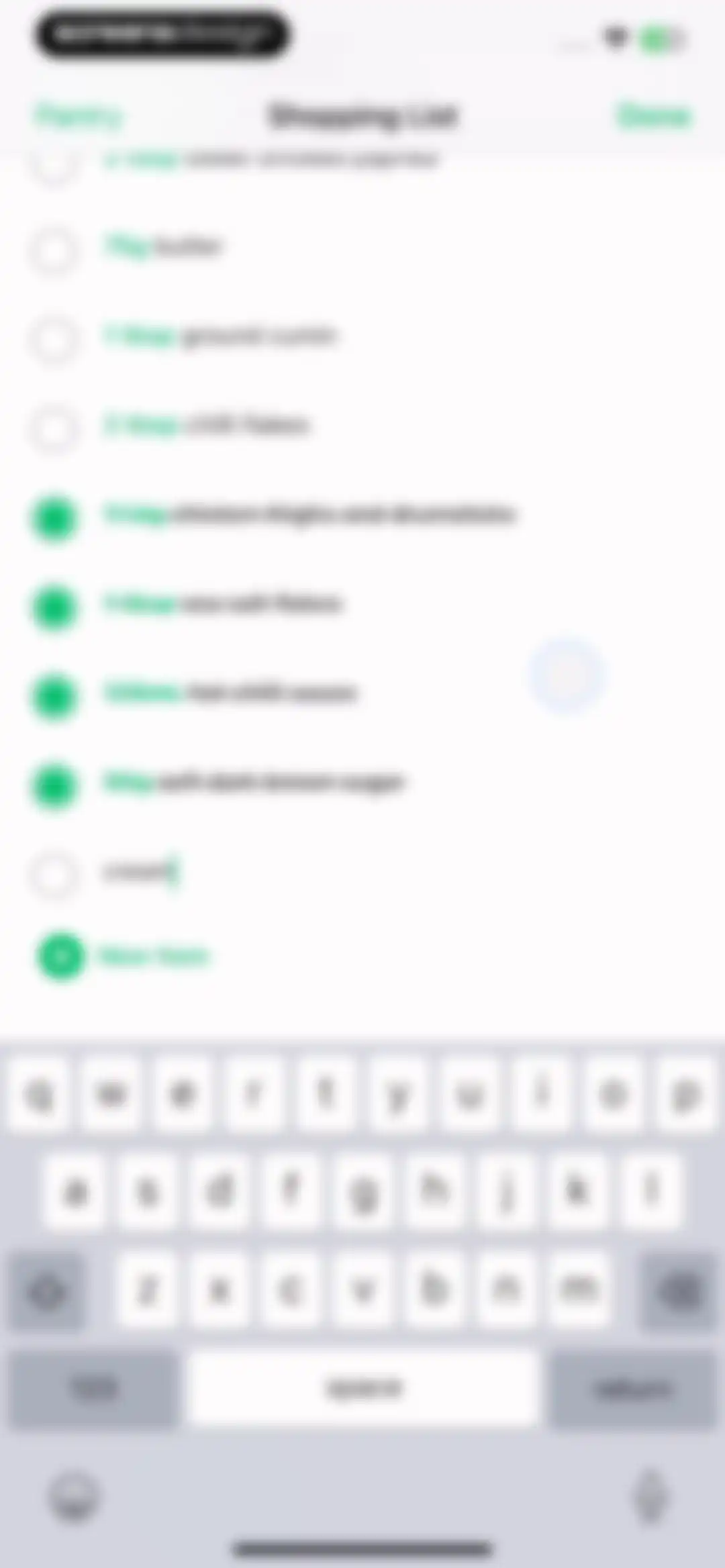 Pestle: Recipe Manager screen 41