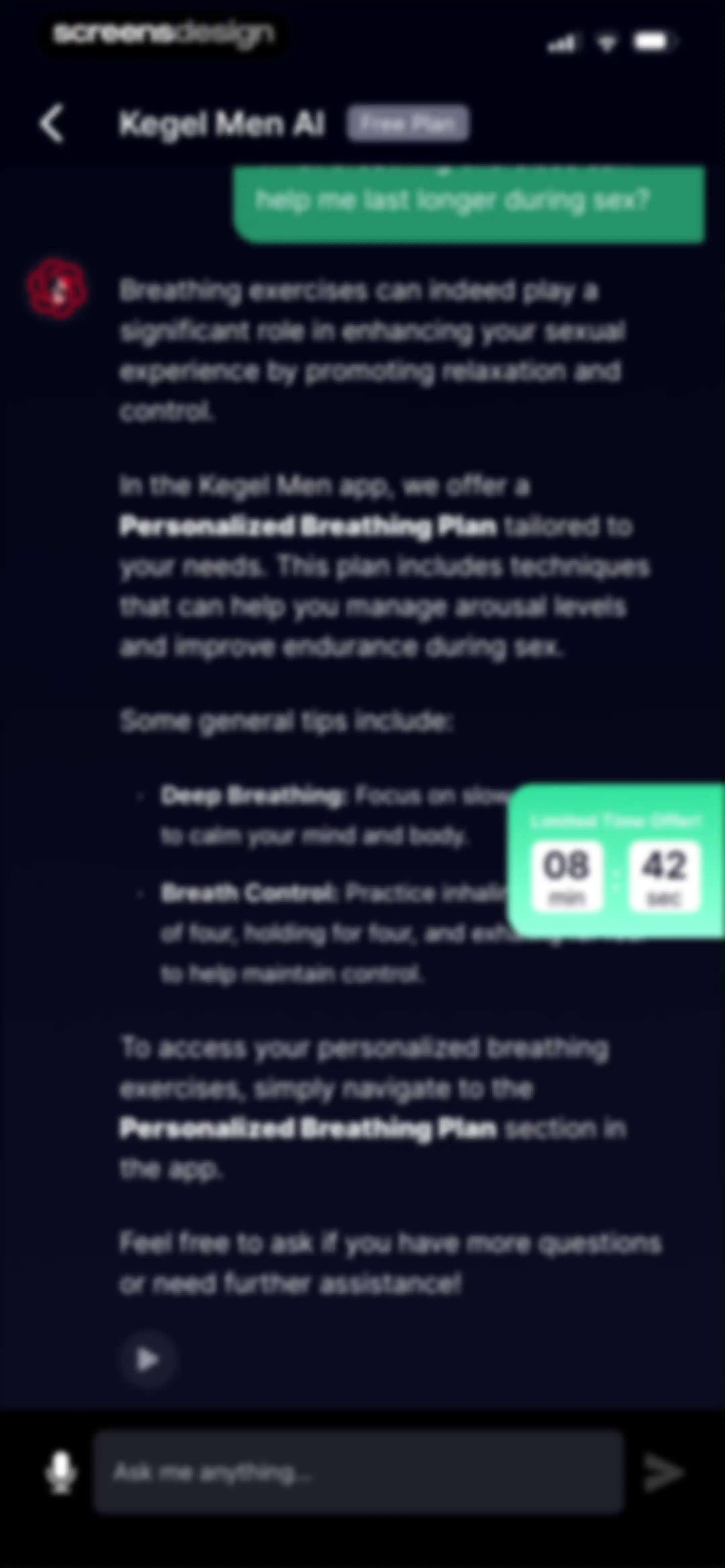 Kegel Men: Men's Health screen 95