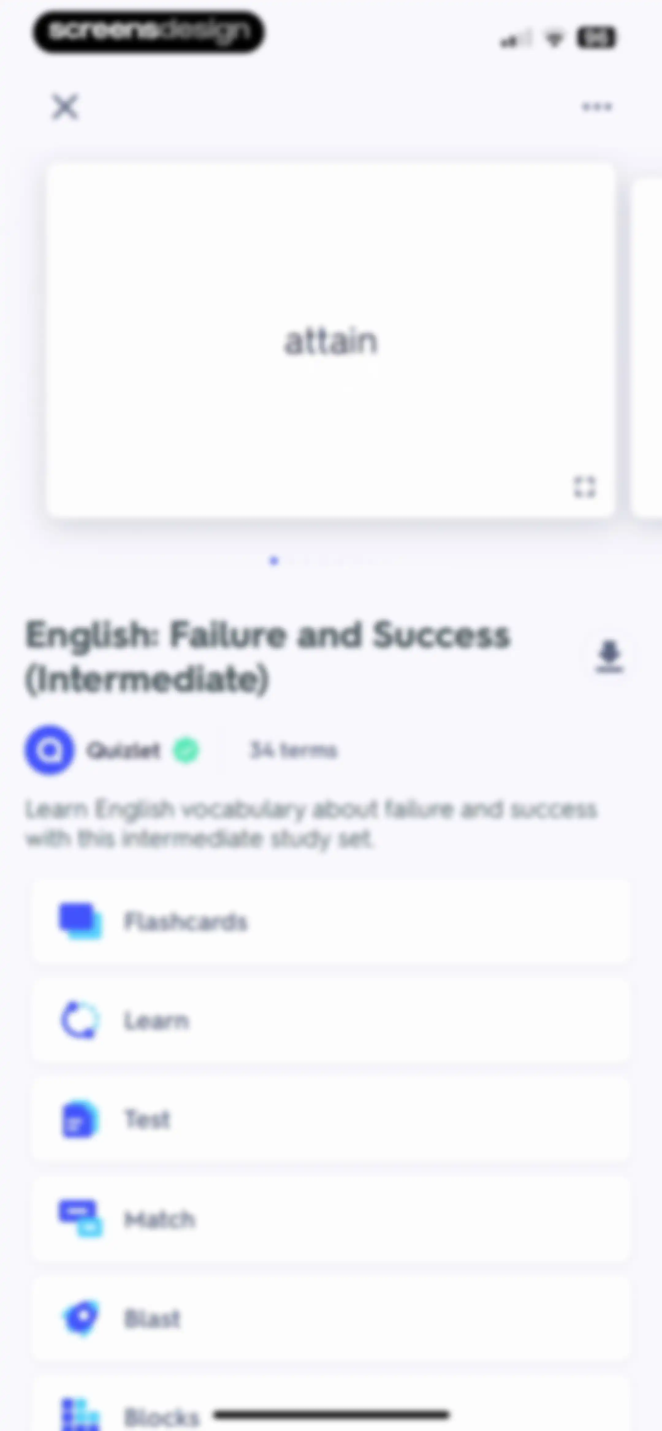 Quizlet: More than Flashcards screen 19