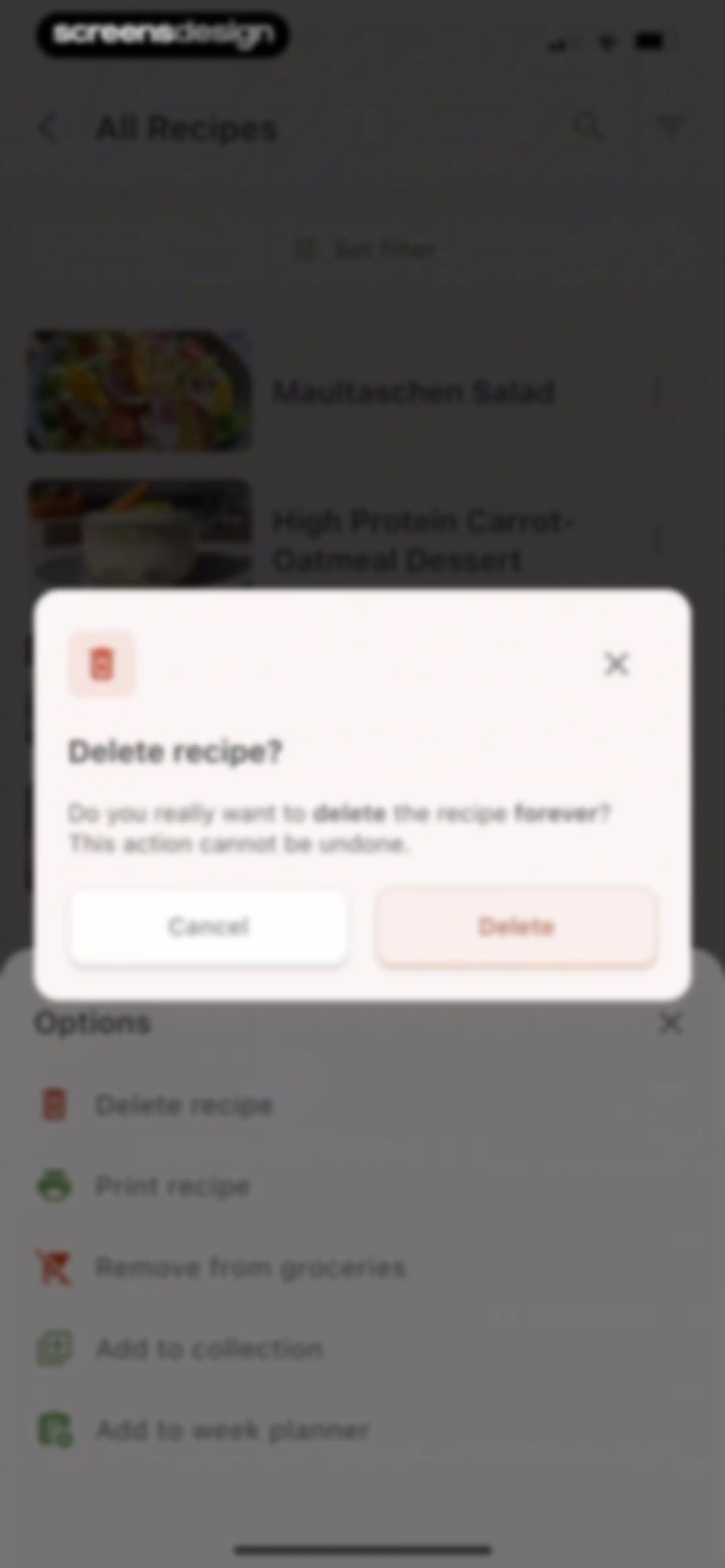 All My Meals - Keep Recipes screen 87
