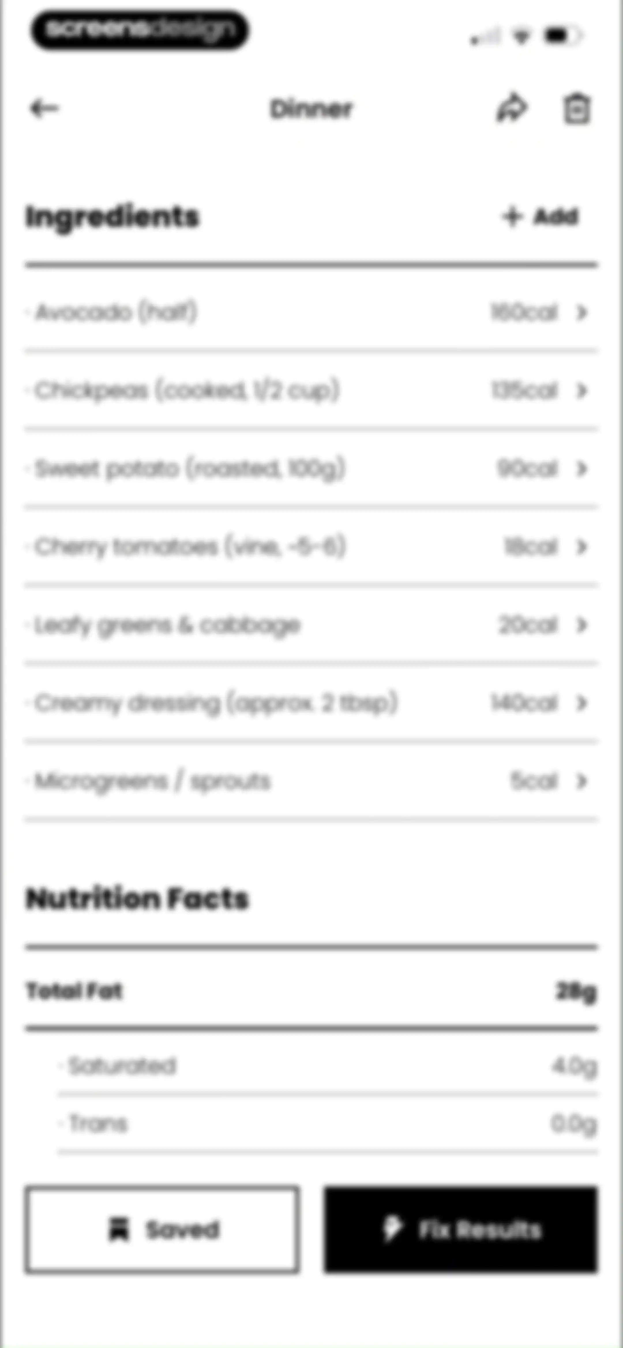 CalDiet - Food Analysis Pal screen 107