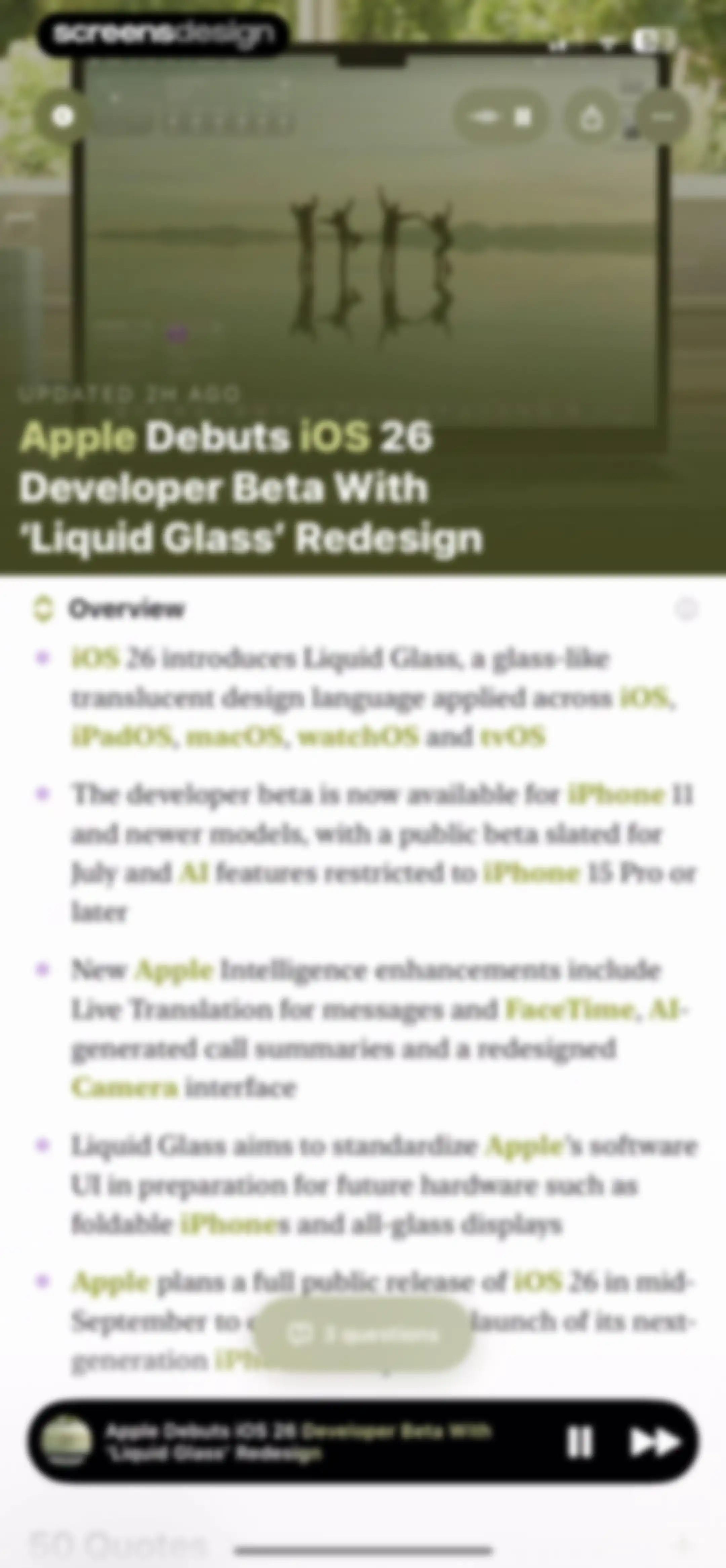 Particle: Personalized News screen 66