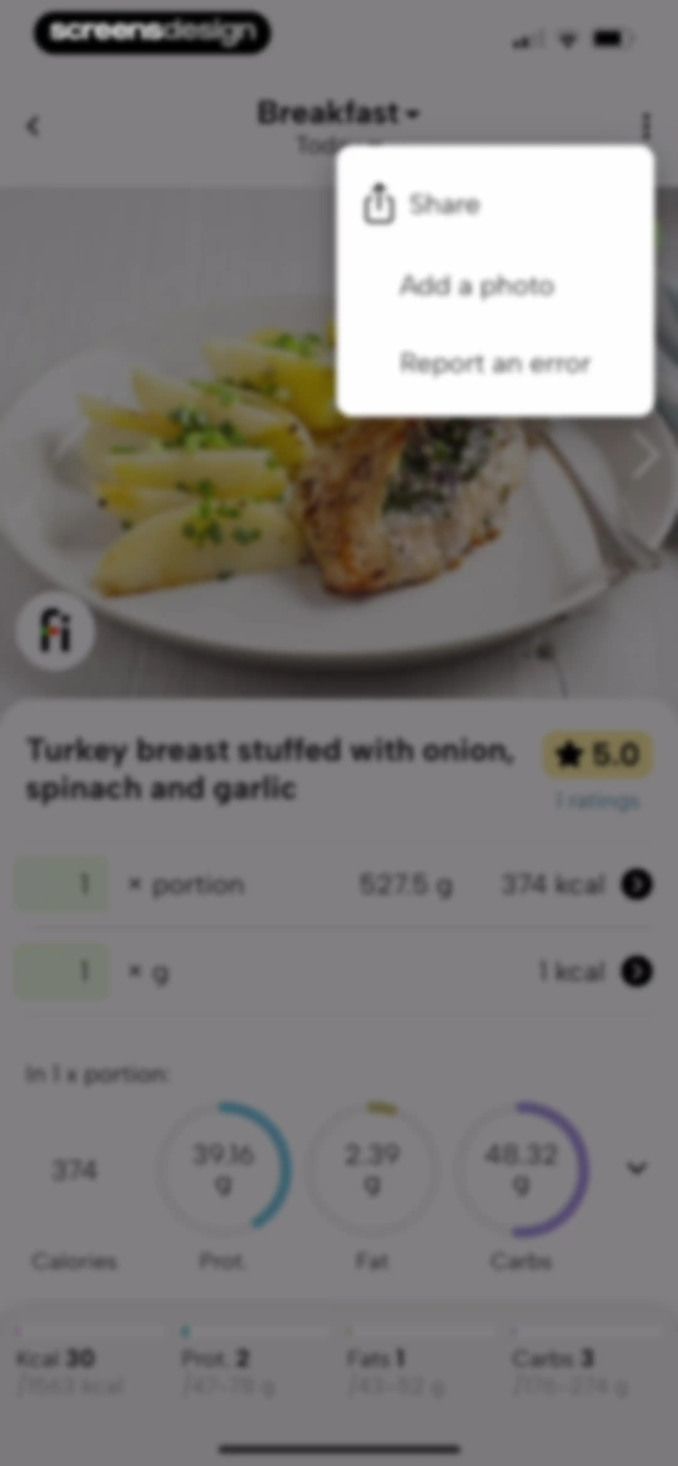 Fitatu AI Calorie Counter screen 88