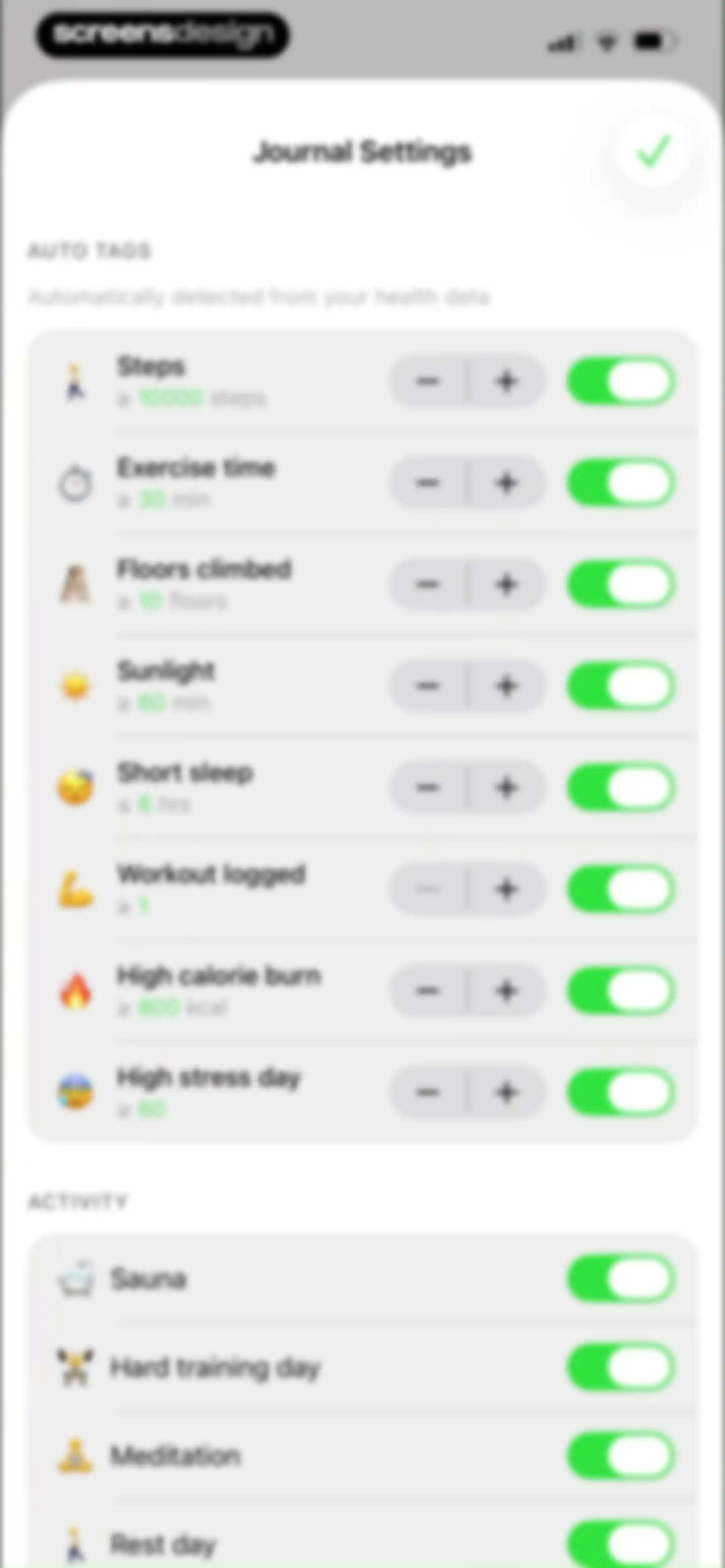 Livity: Sleep & Health Tracker screen 113