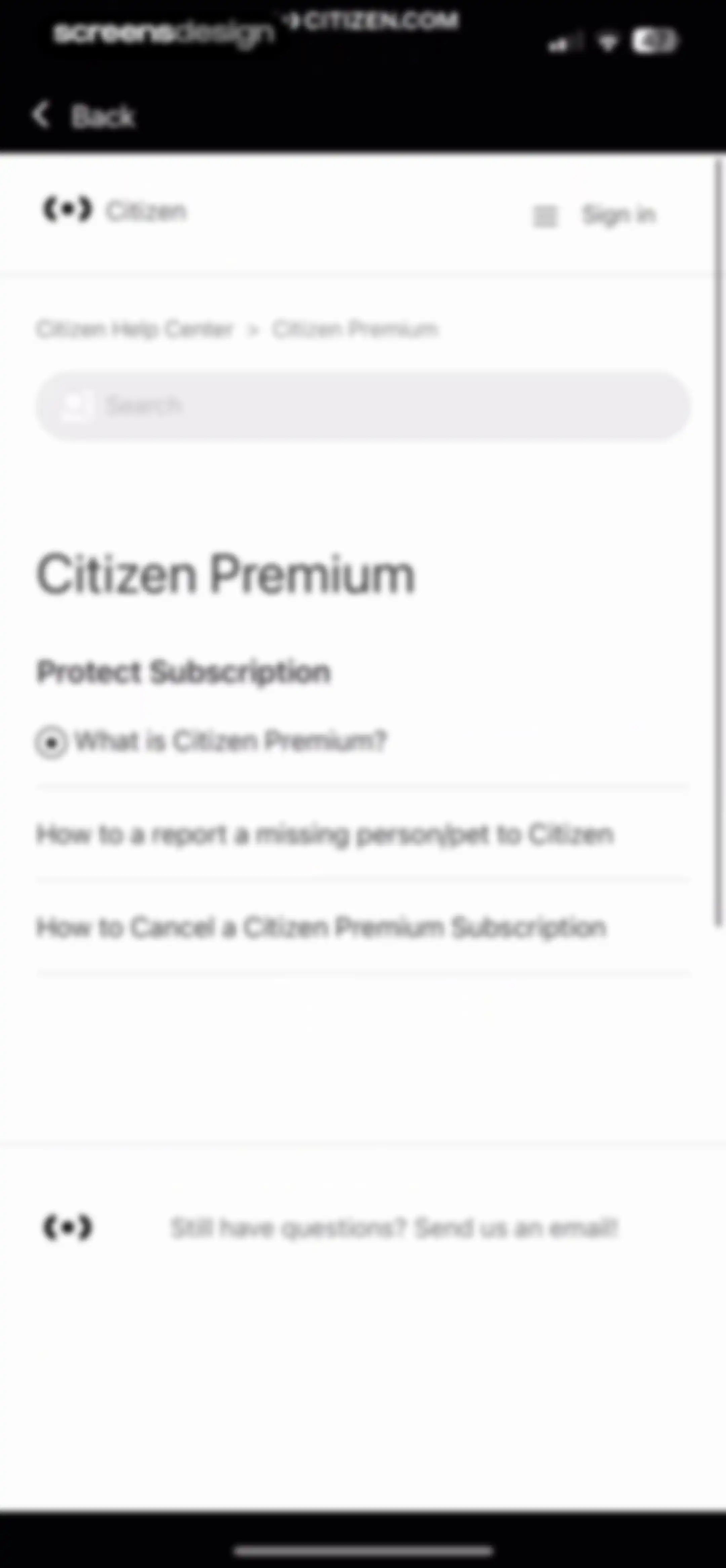 Citizen: Safety & Live Video screen 175