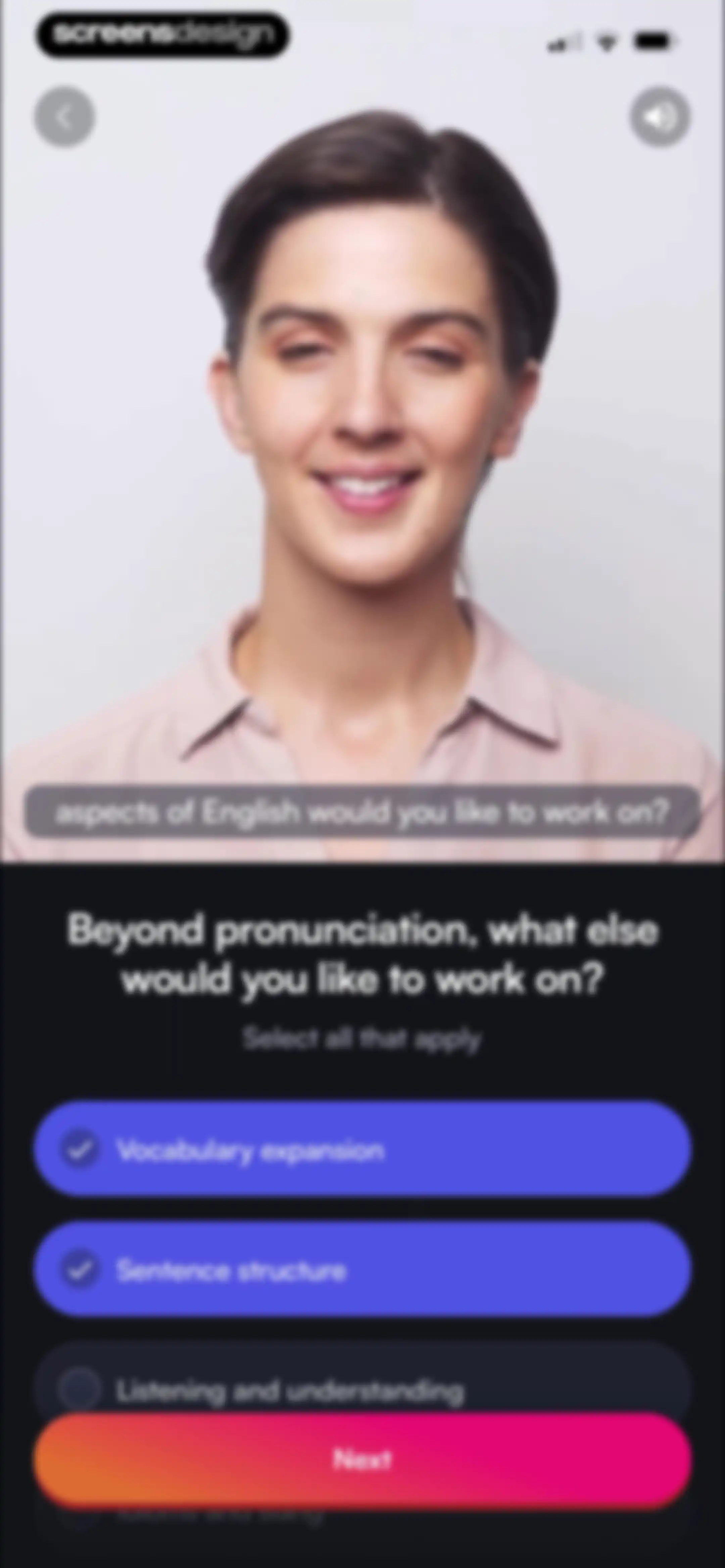 BoldVoice: Accent Training screen 28