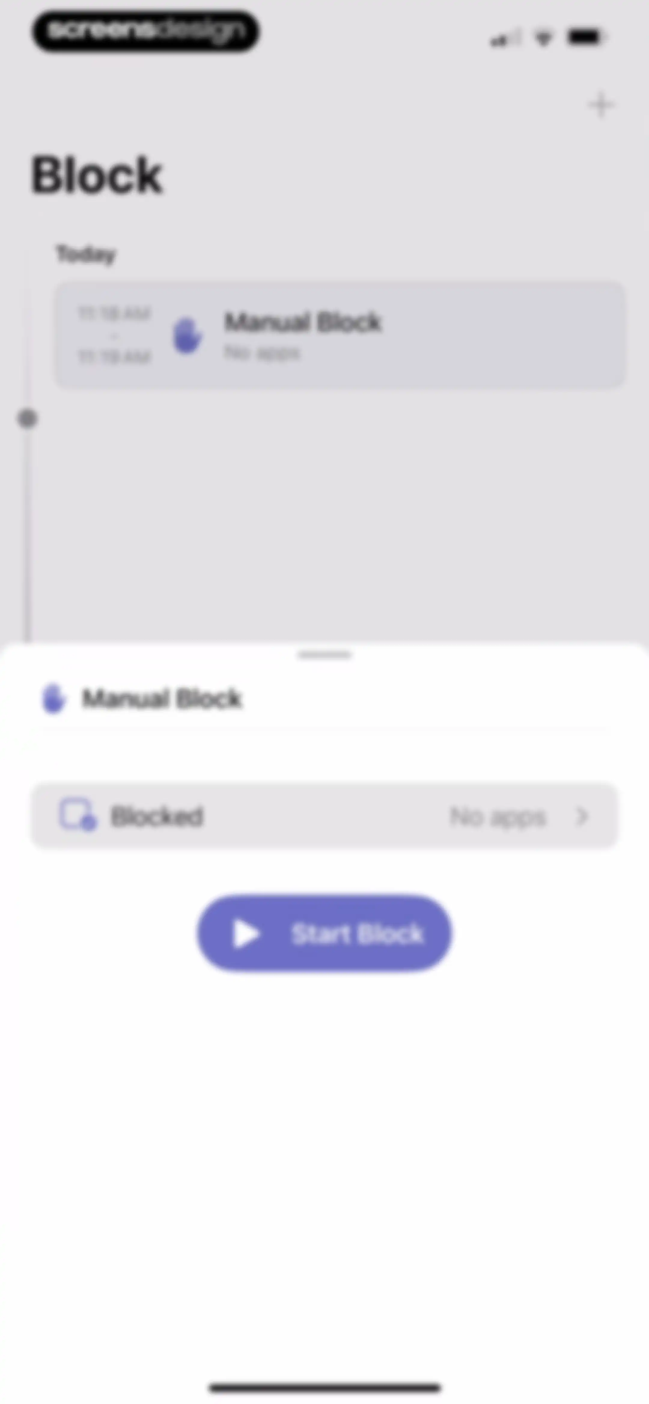 one sec | screen time + focus screen 71