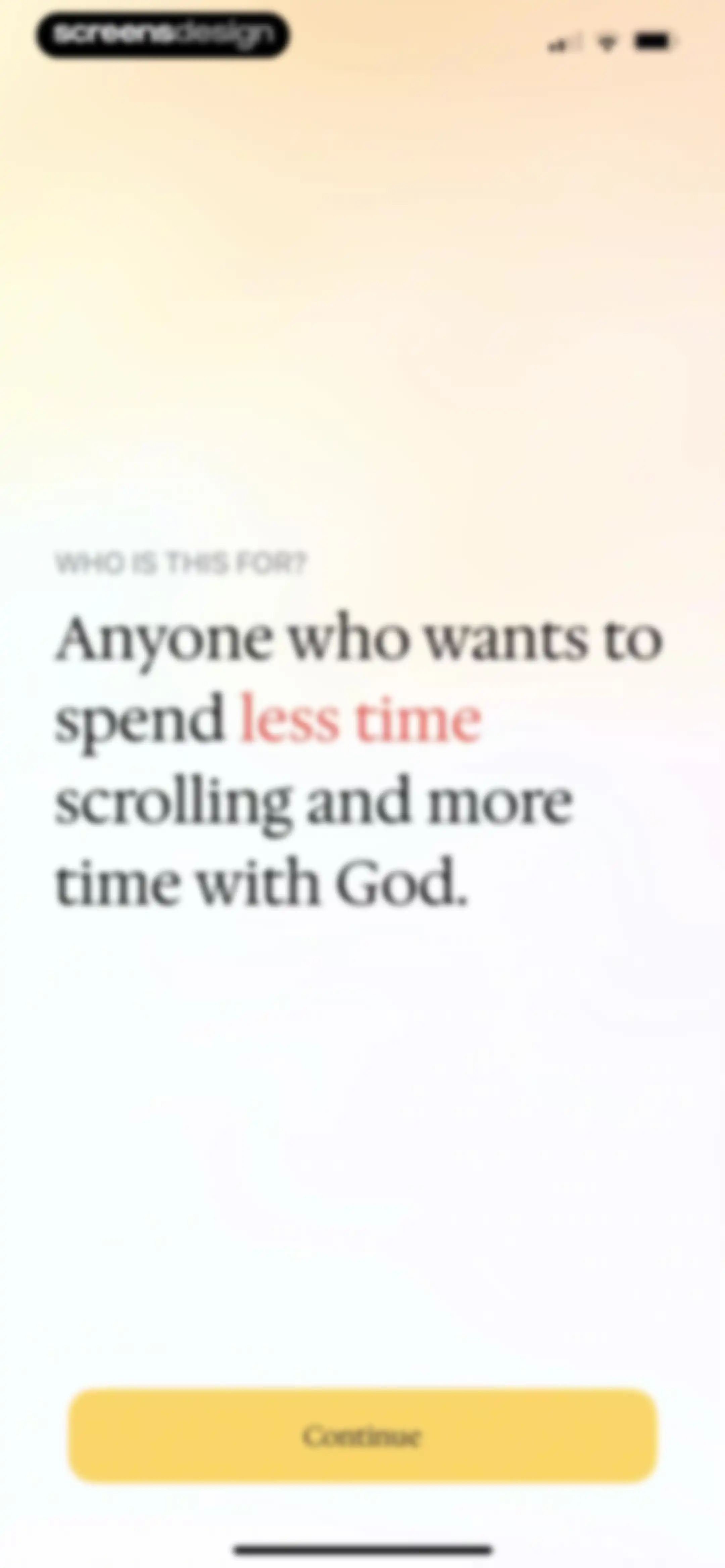 Bible Mode: Reduce Screen Time screen 2