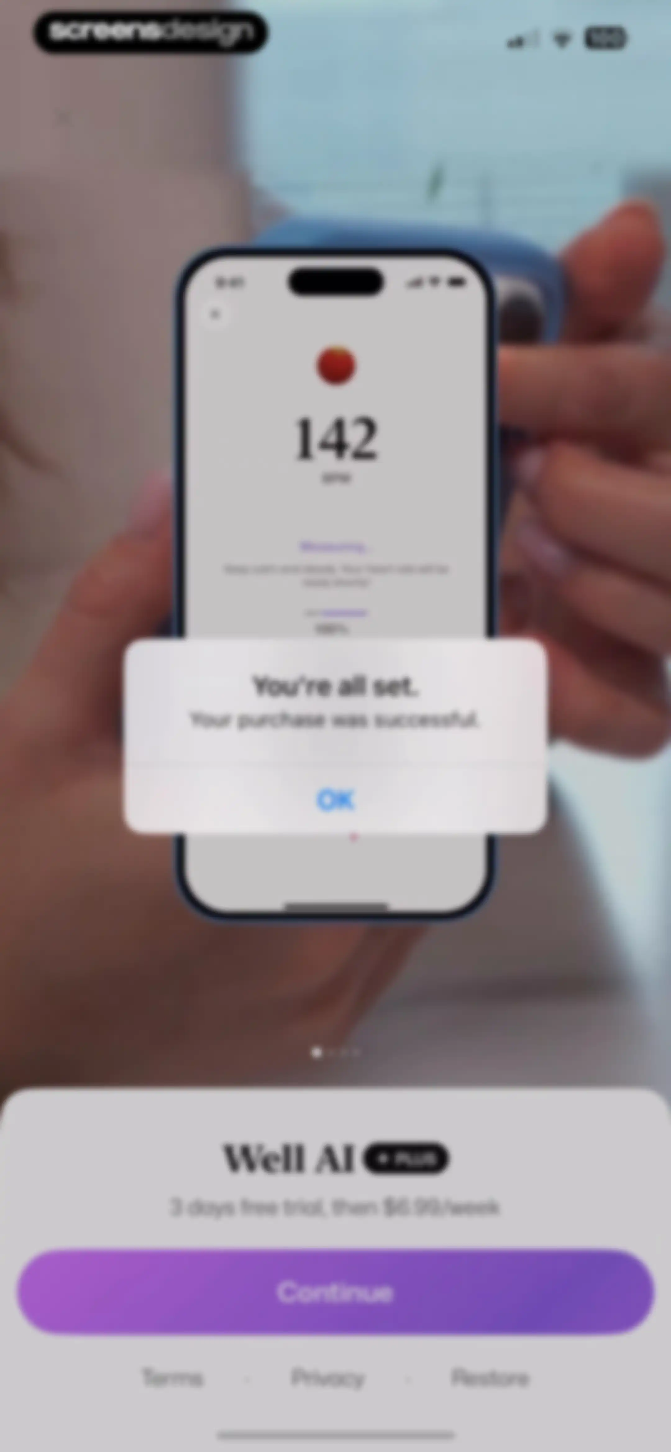 Well AI: Improve Well-being screen 10
