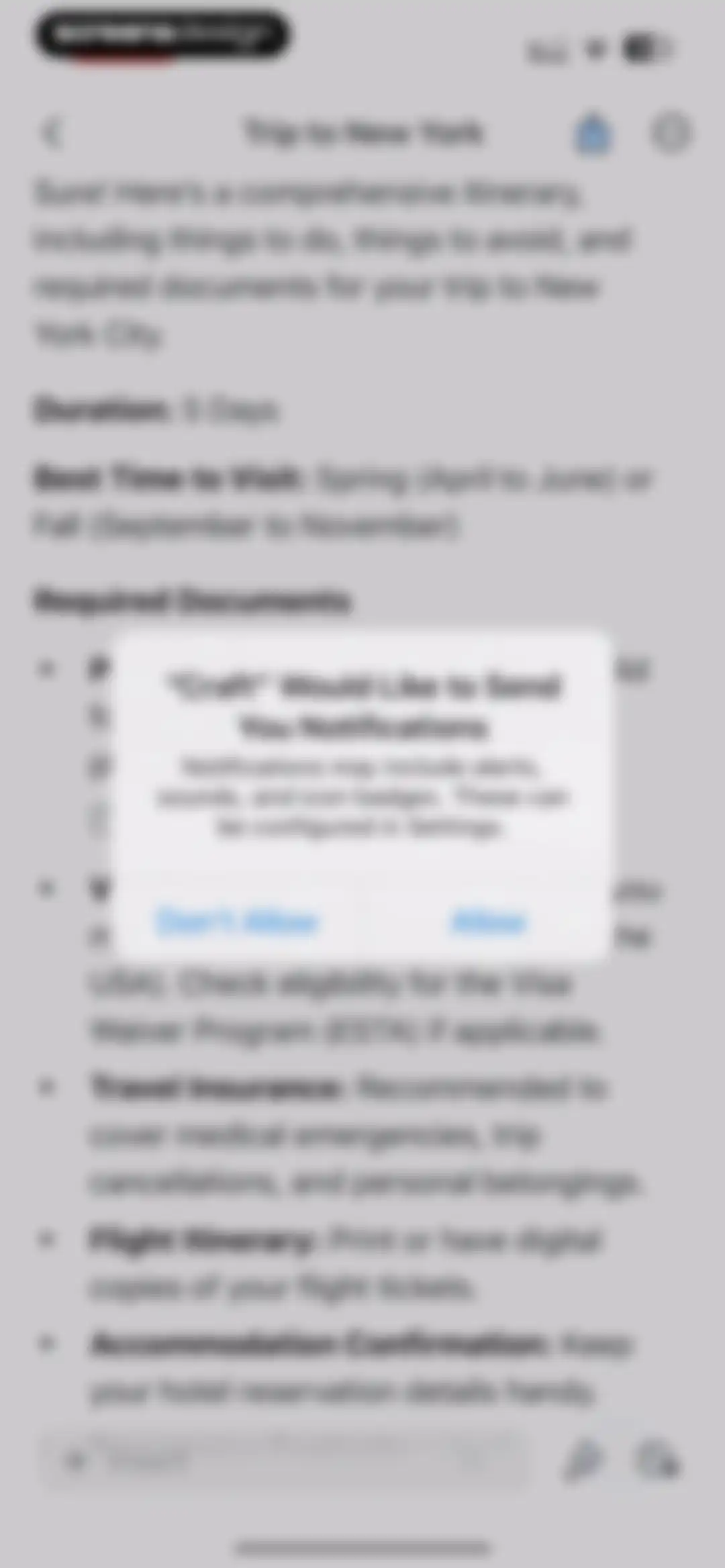 Craft: Notes, Documents, AI screen 40