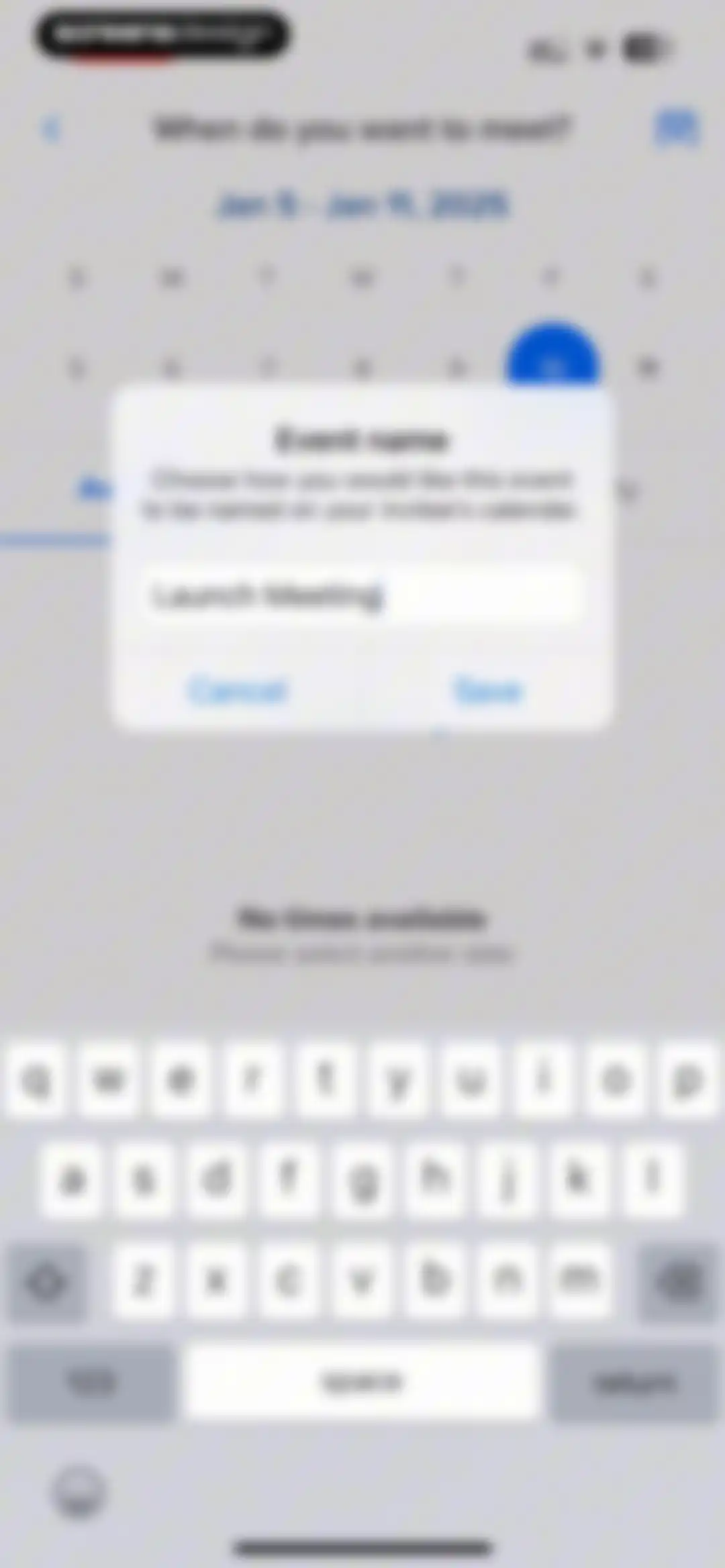 Calendly Mobile screen 51