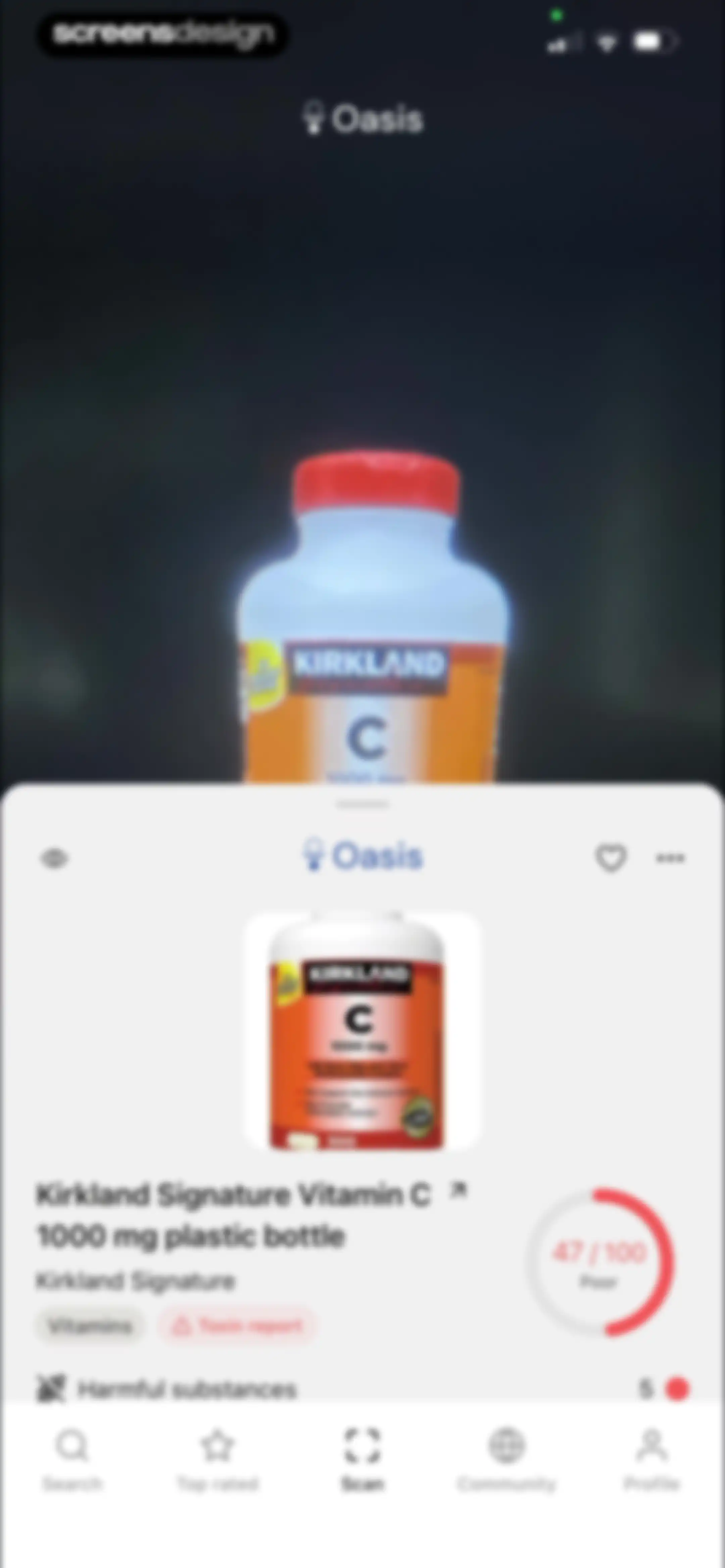 Oasis – What's Healthy screen 50