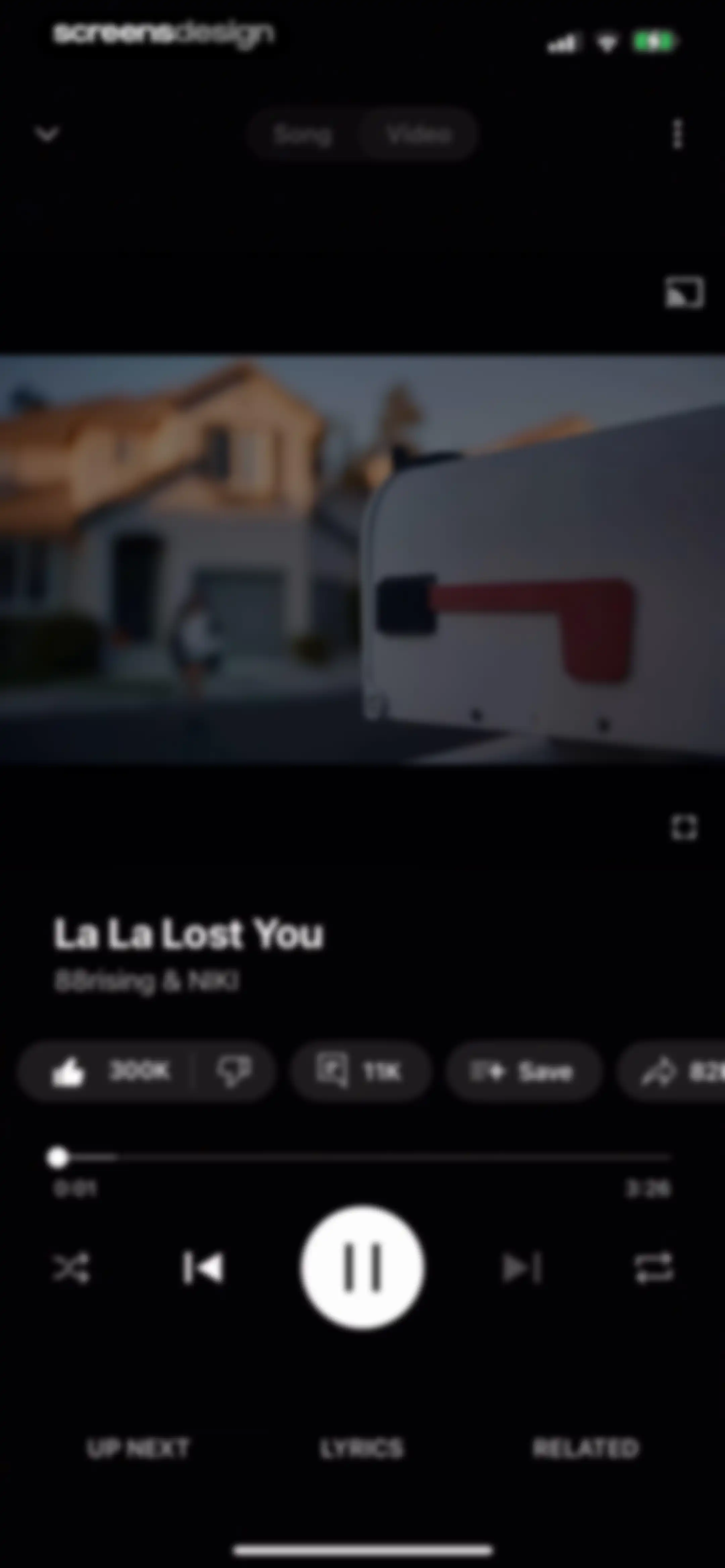 YouTube Music screen 91