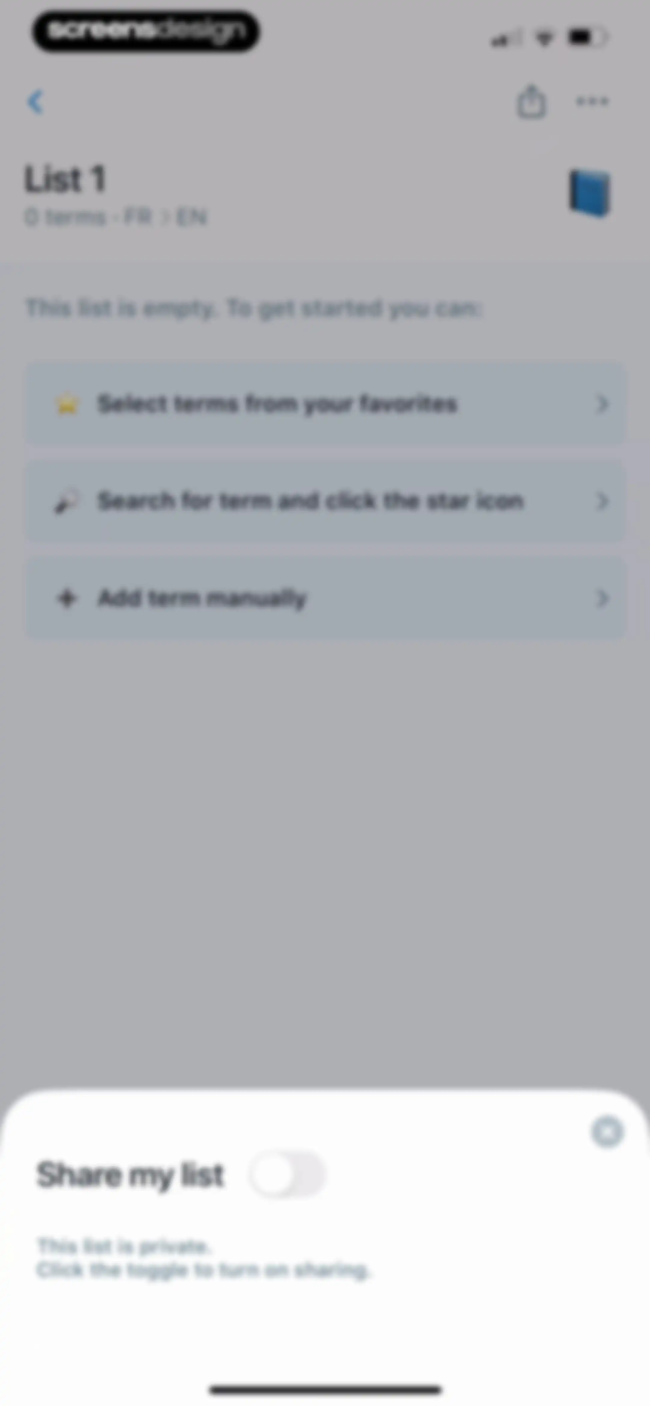 Reverso translate and learn screen 93