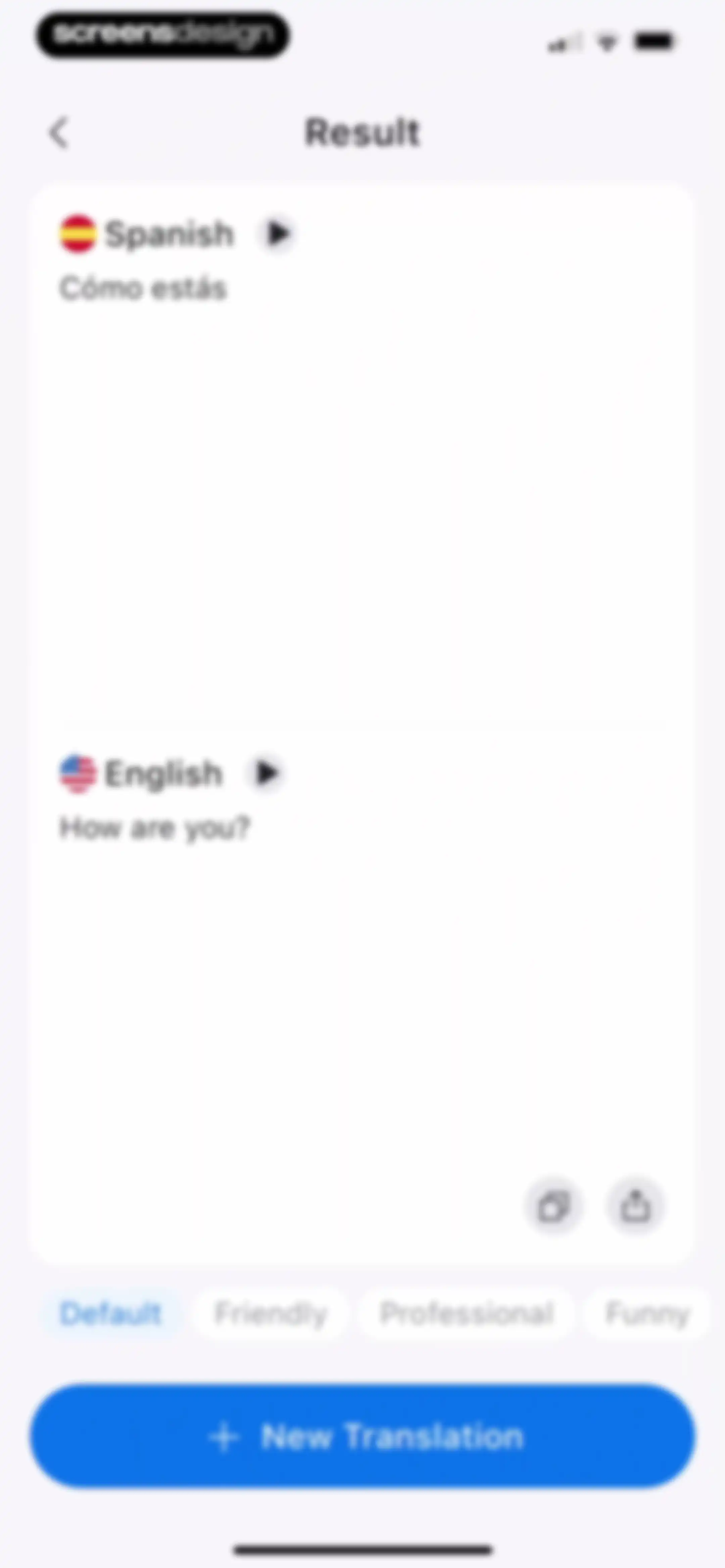 Translate AI - Live Translate screen 22