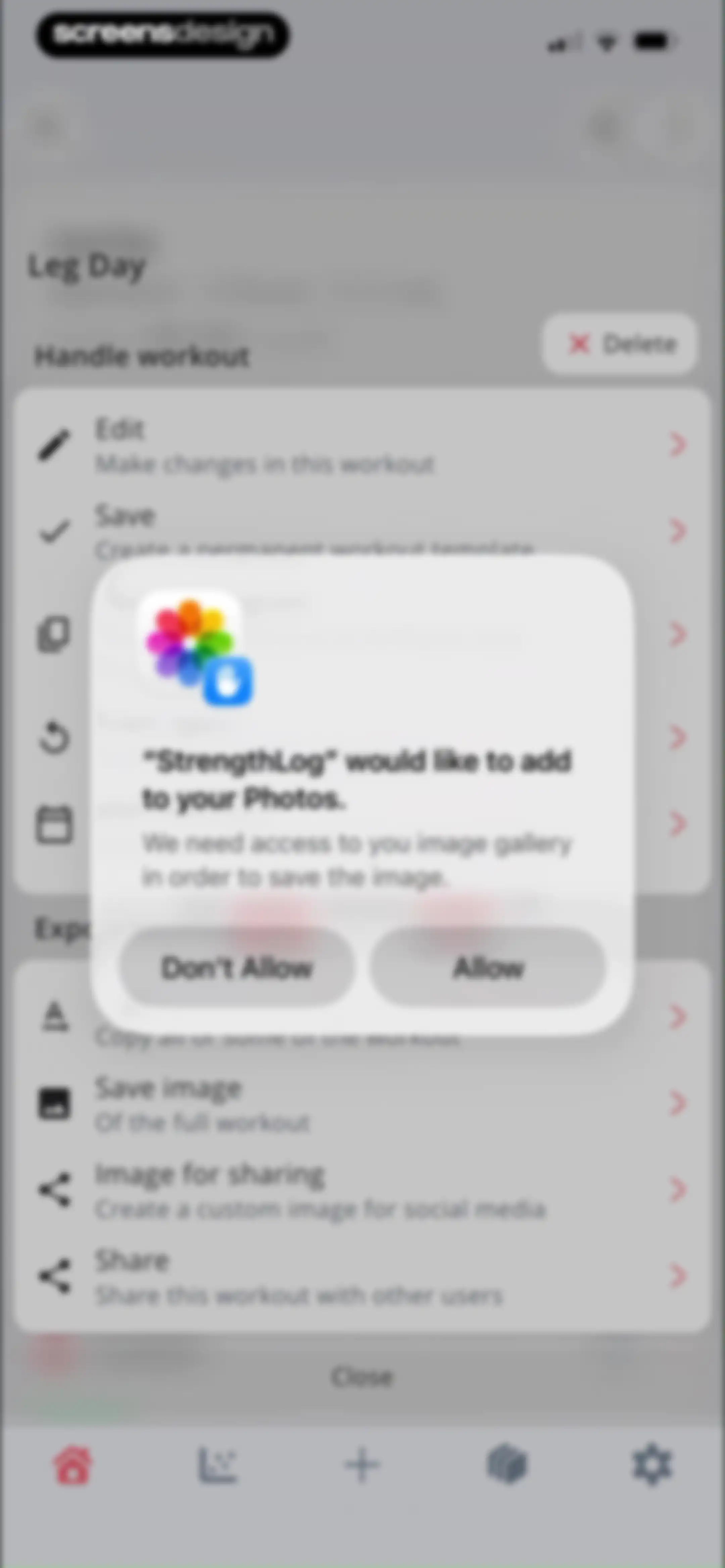 StrengthLog – Workout Tracker screen 100