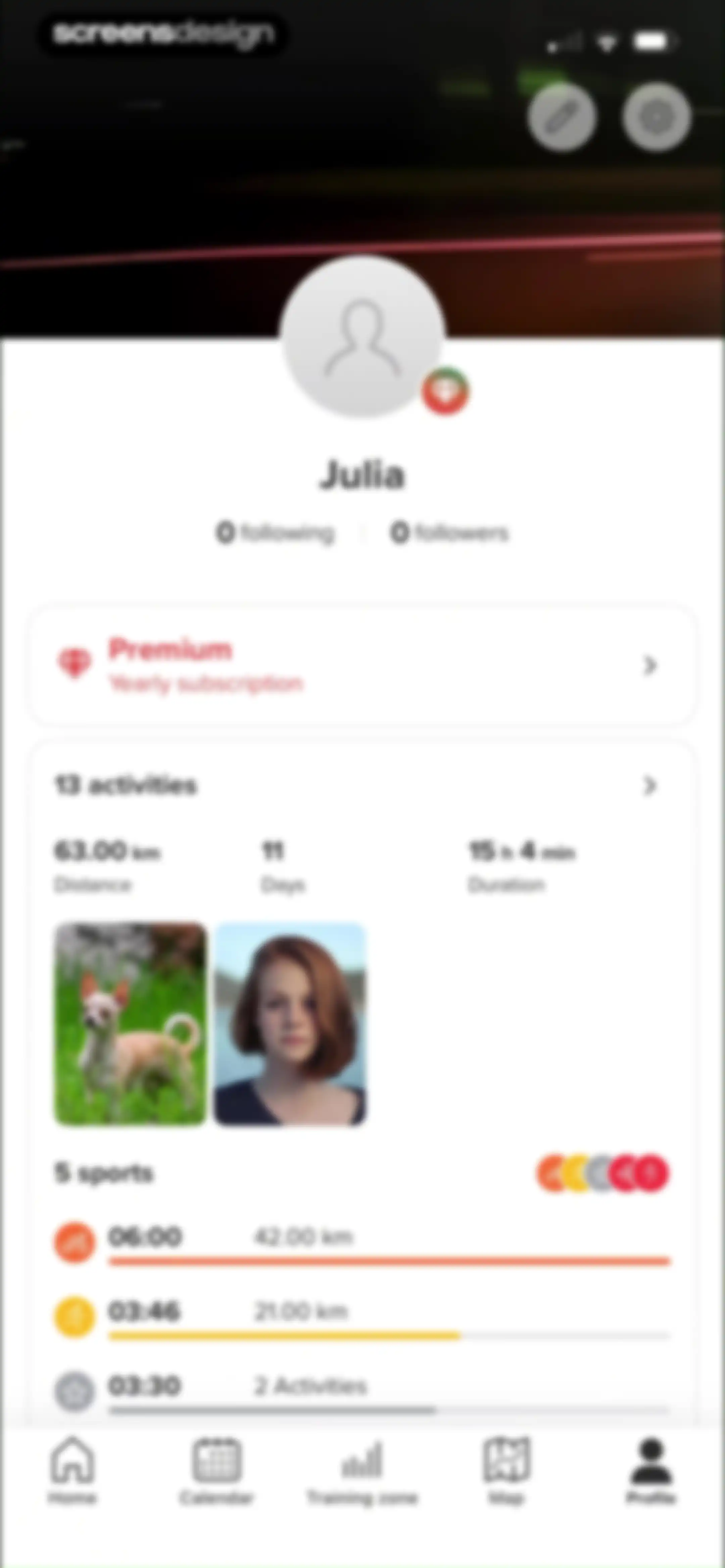 Sports Tracker: Run Bike Hike screen 237