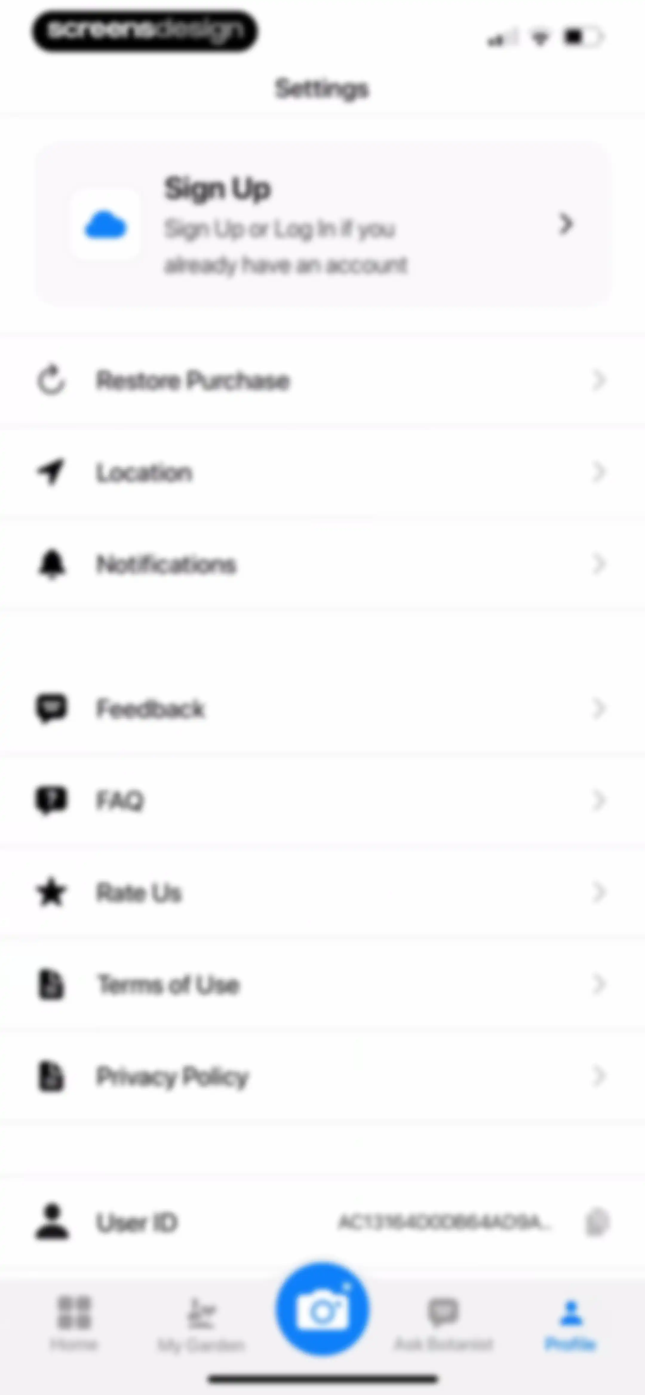 Plant App: Plant Identifier screen 172