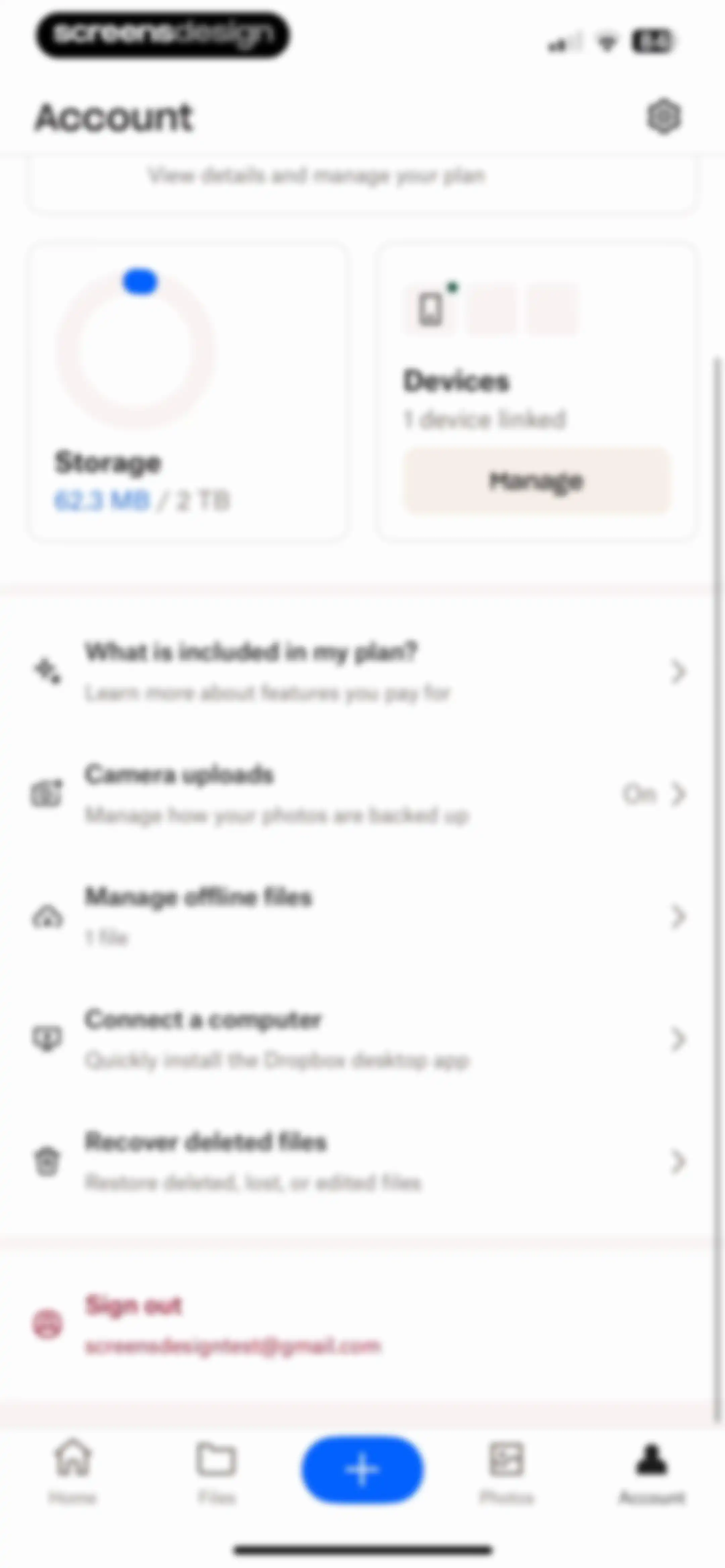 Dropbox: Cloud Storage Backup screen 138