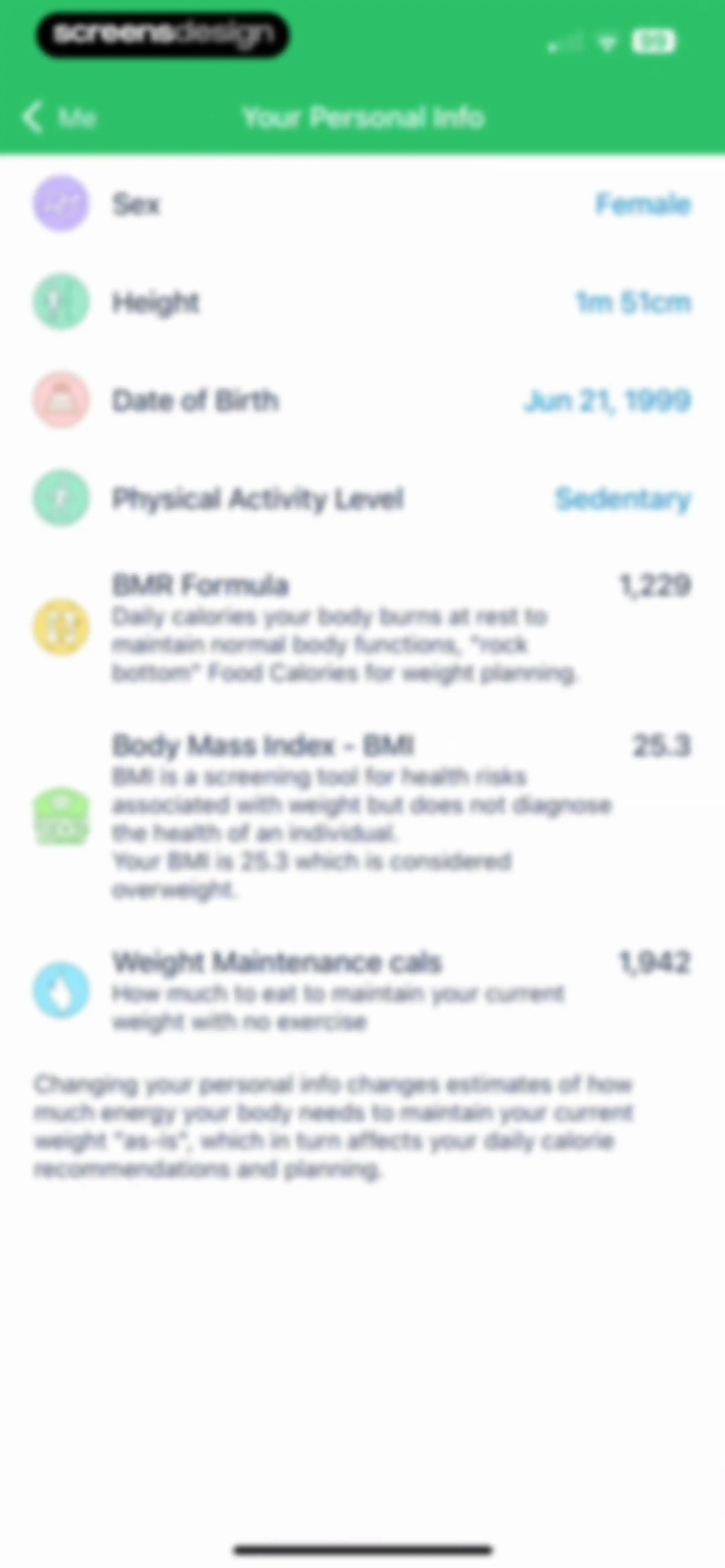 Calorie Counter - MyNetDiary screen 306