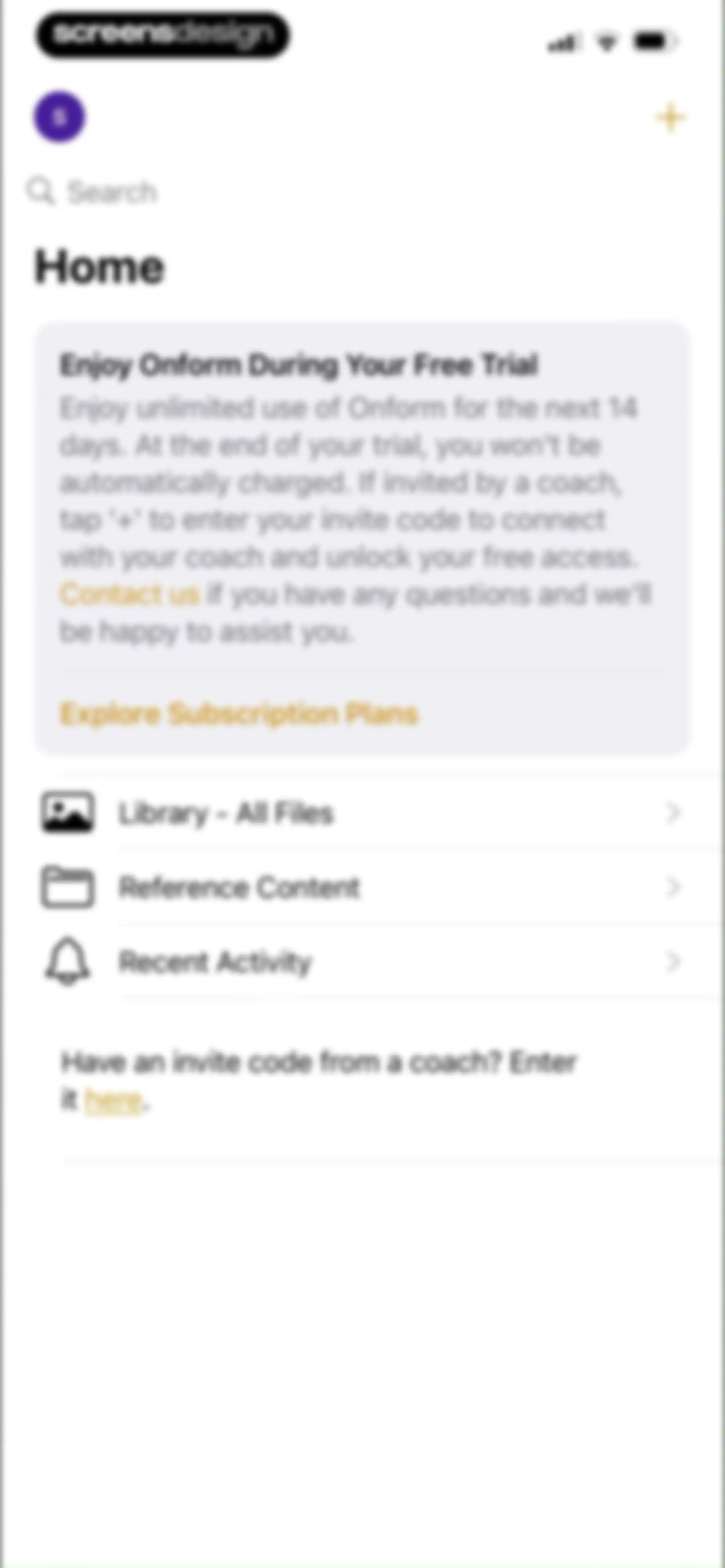 Onform: Video Analysis App screen 85