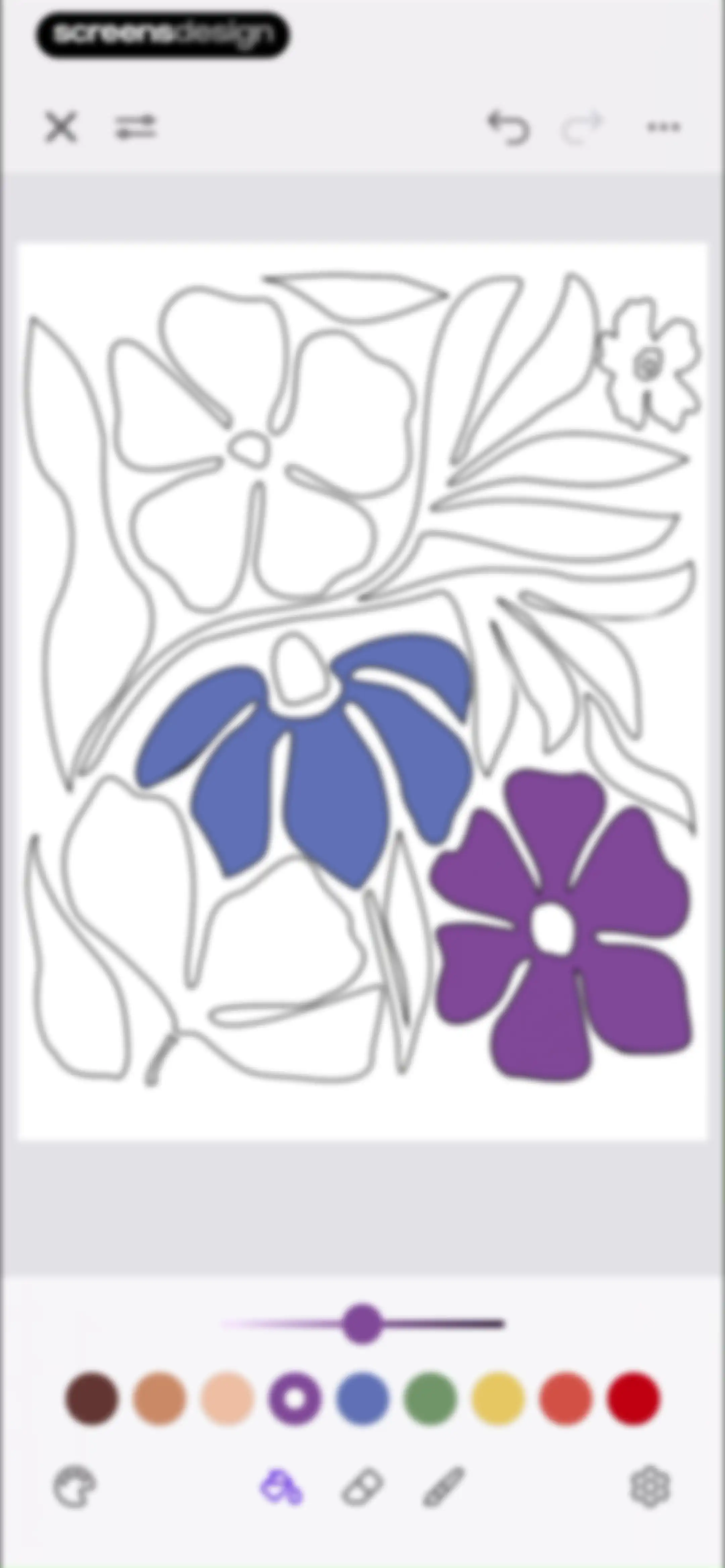 Adult Coloring Book - Pigment screen 54