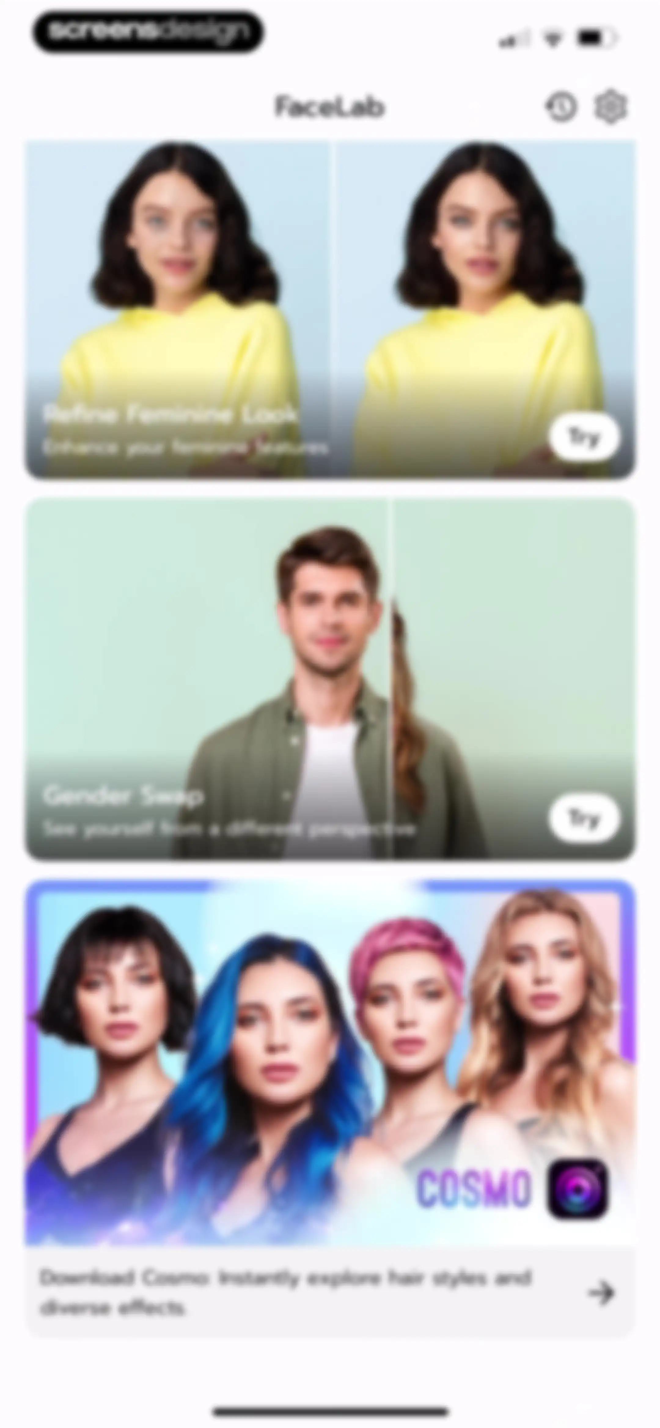 FaceLab: Face Age, Hair Filter screen 56