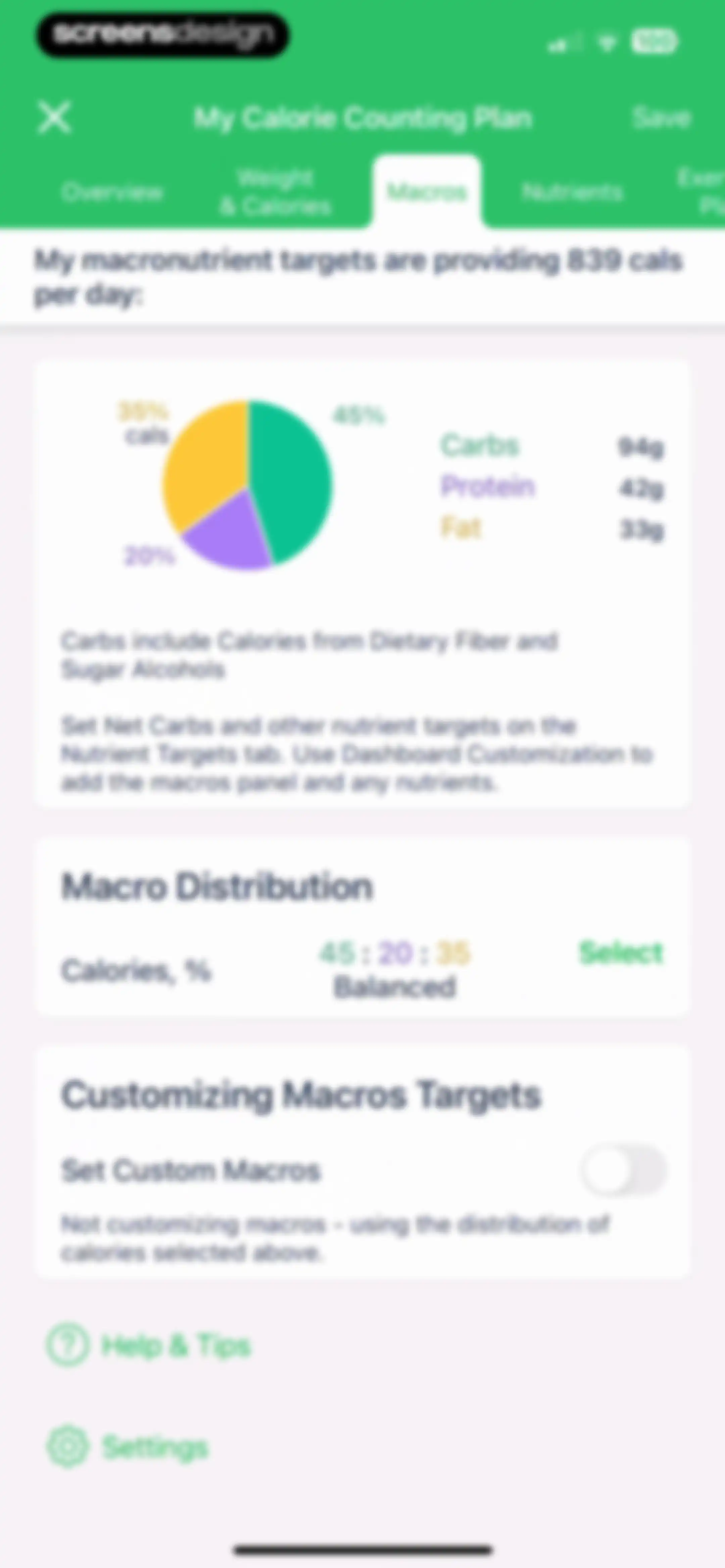Calorie Counter - MyNetDiary screen 137