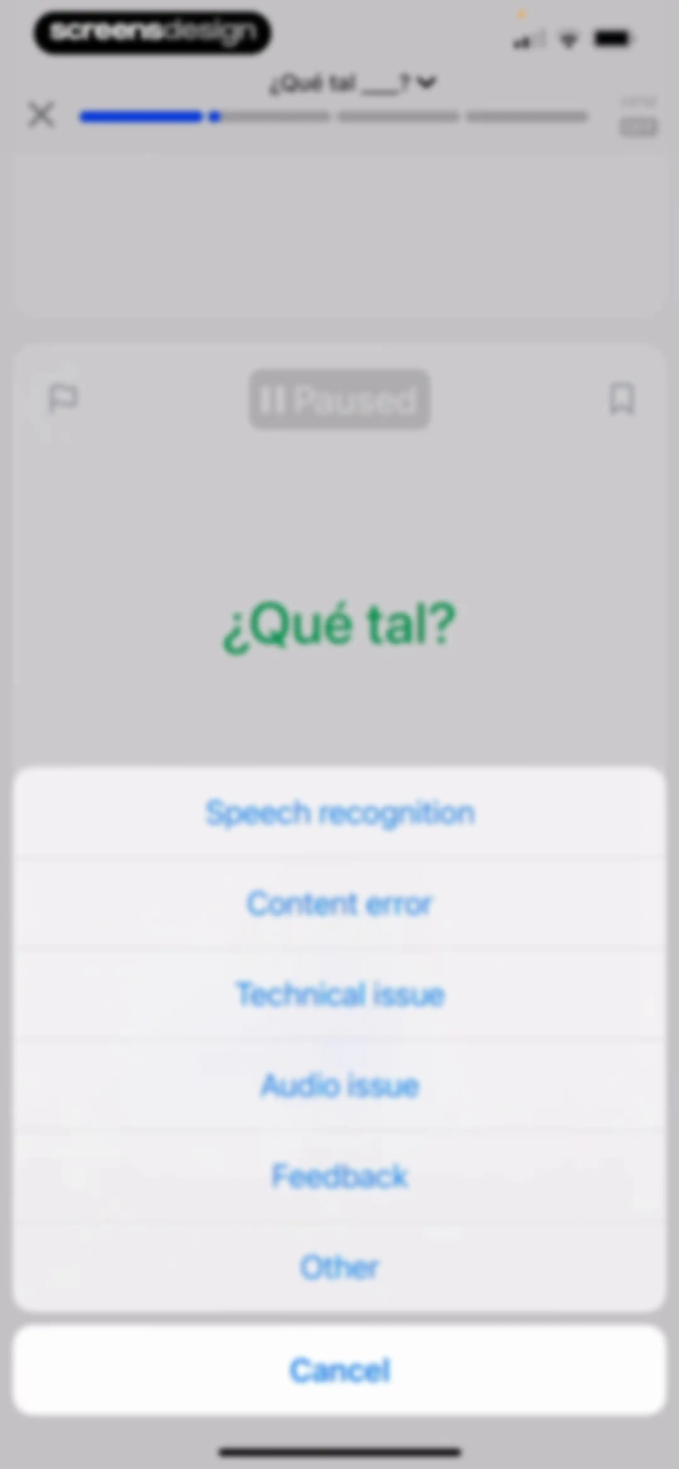 Speak: Language Learning screen 101