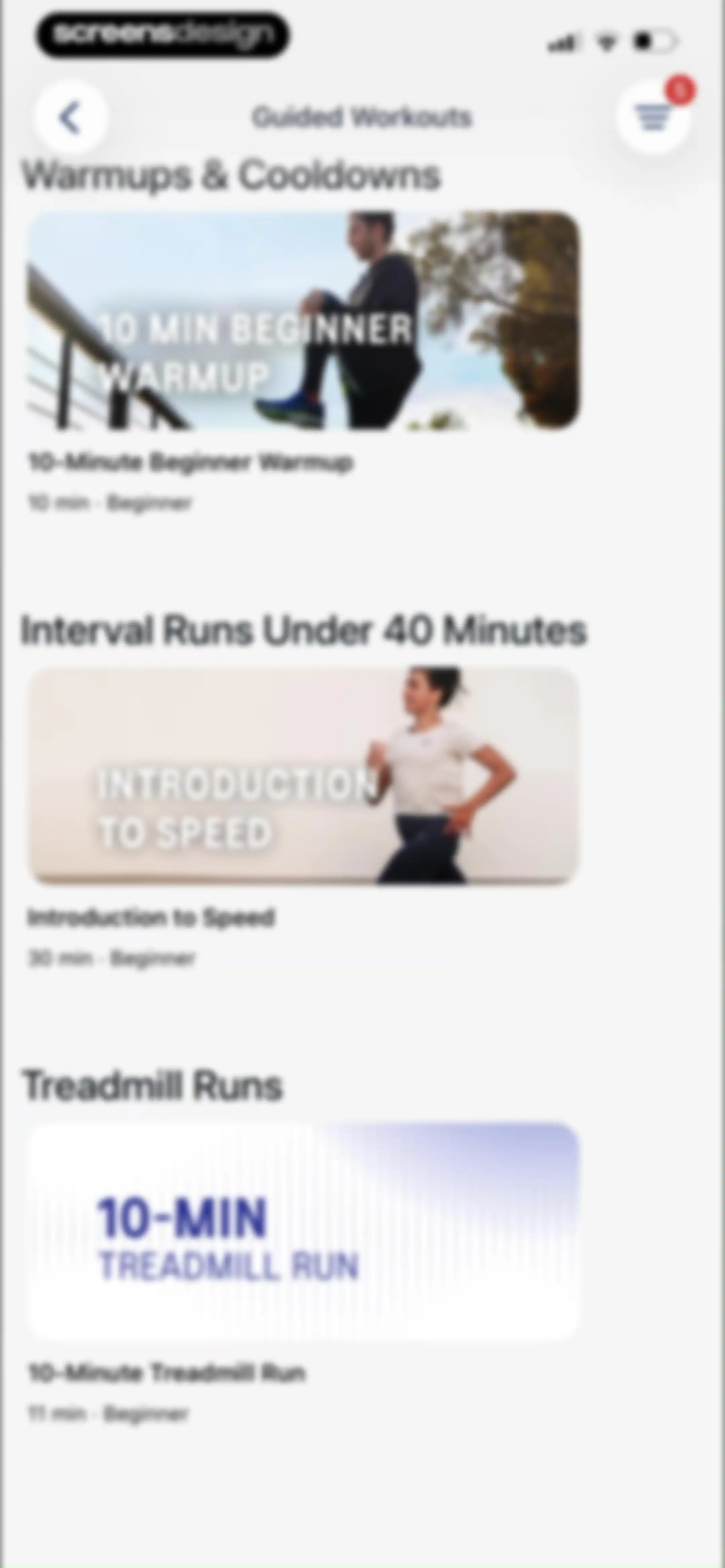 ASICS Runkeeper—Run Tracker screen 103