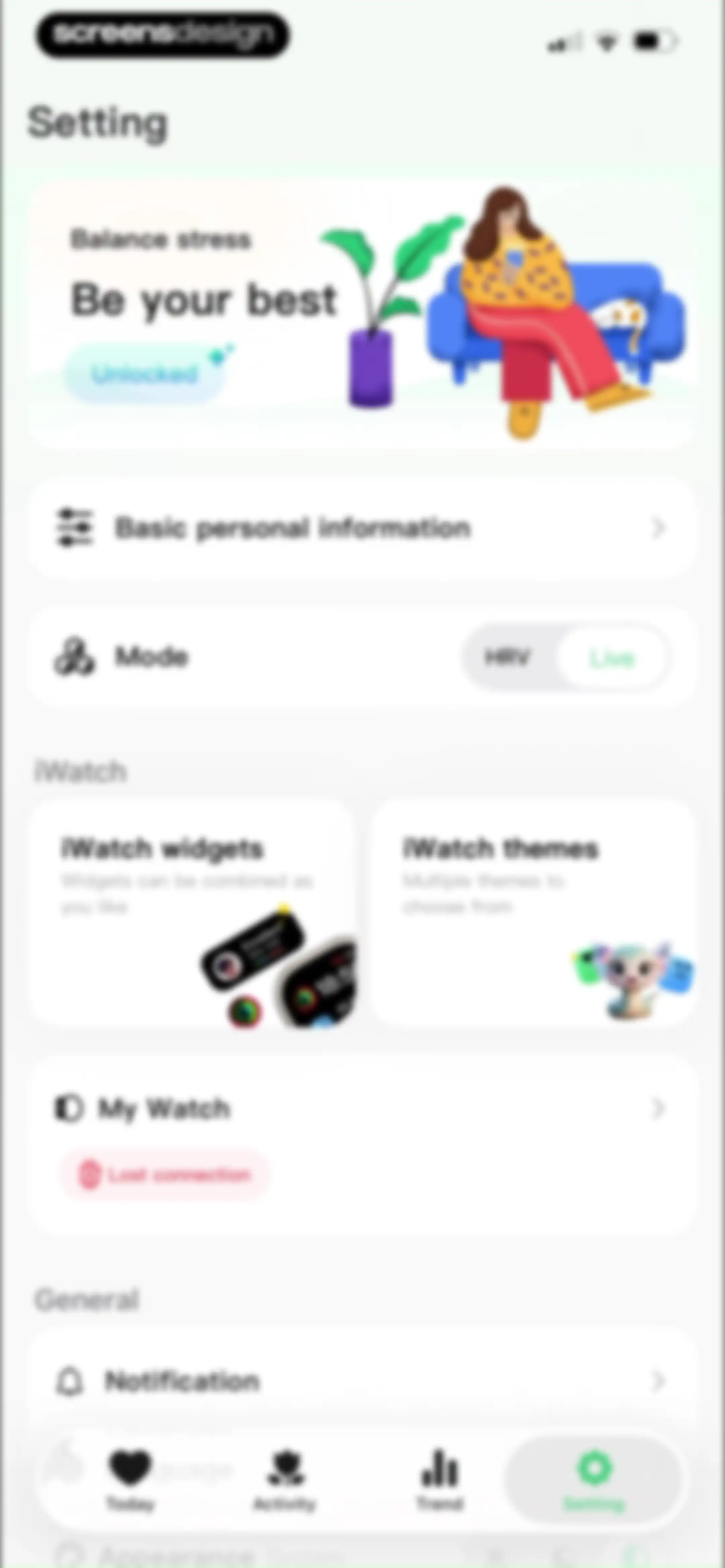 RelaxWatch: Stress&HRV Tracker screen 69