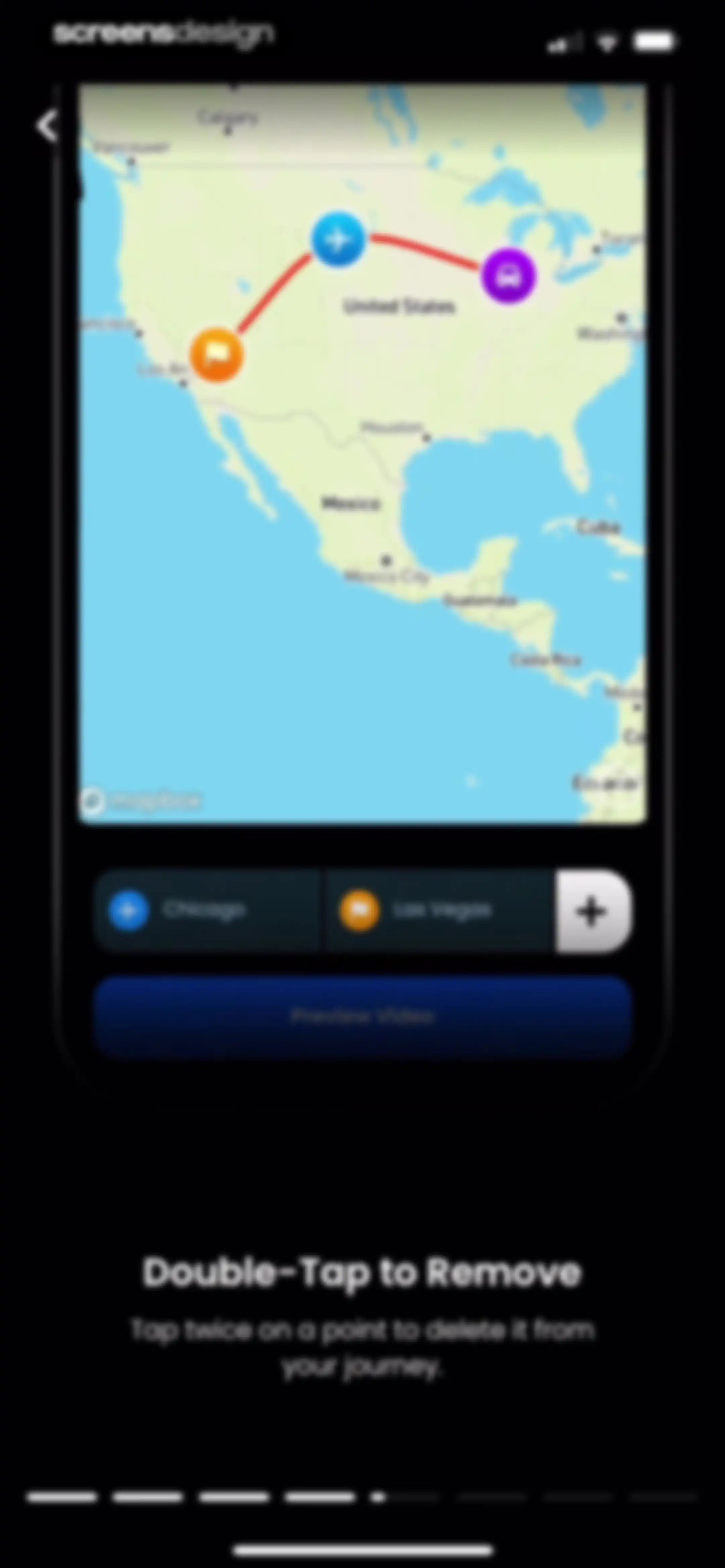 TravelAnimator: Journey Route screen 60