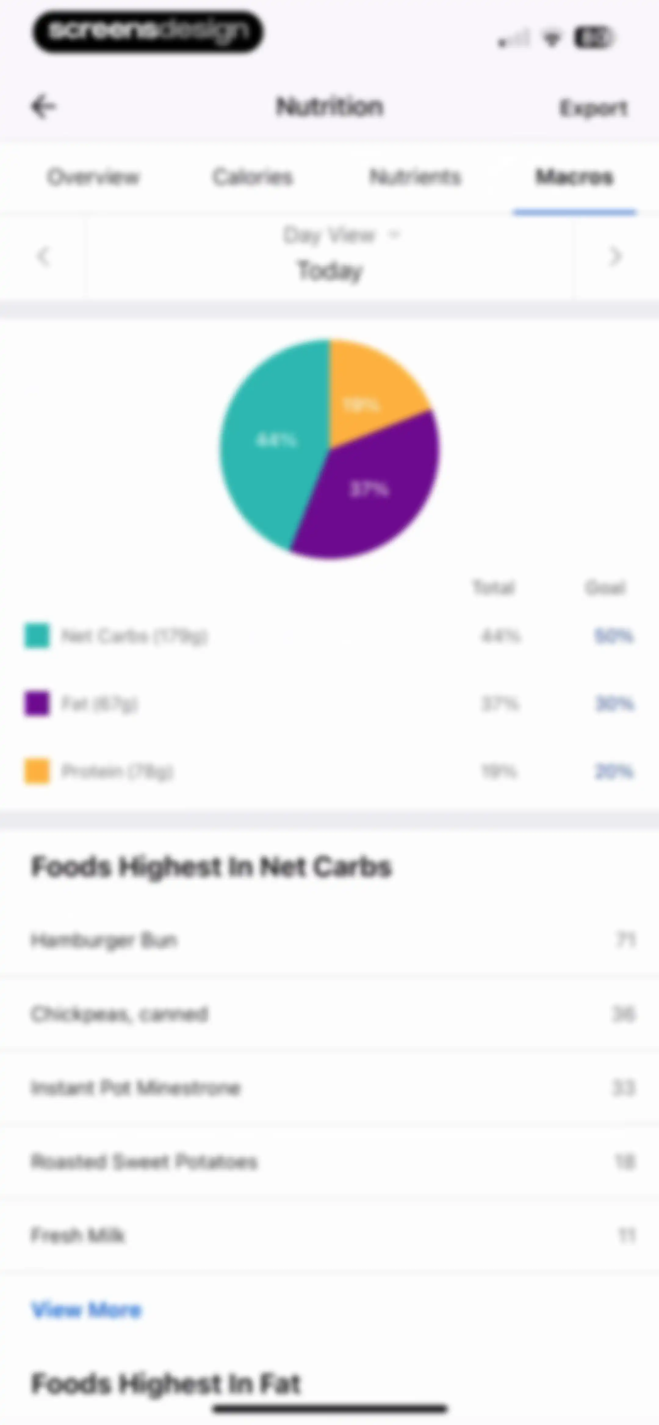 MyFitnessPal: Calorie Counter screen 206