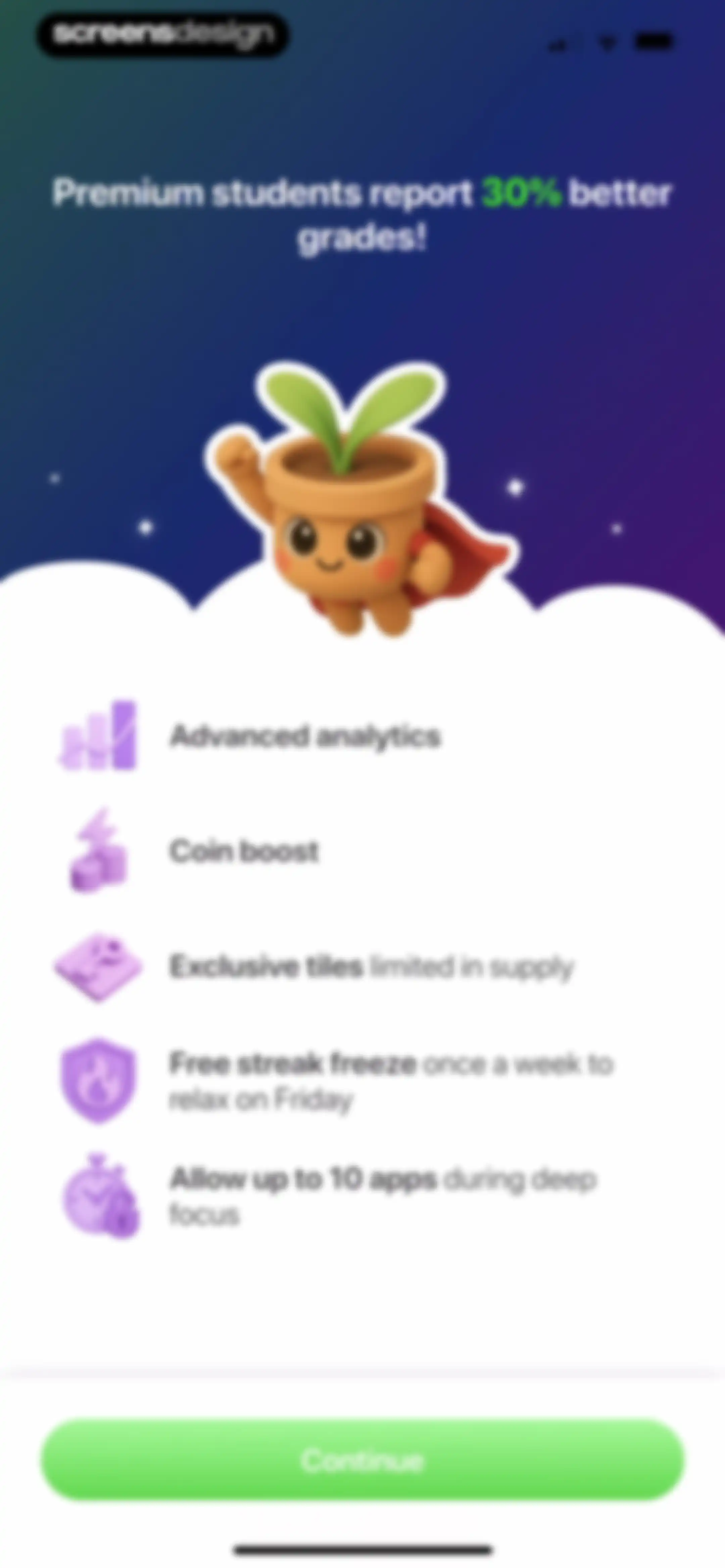 Focus Tree: Timer & Flashcards screen 94