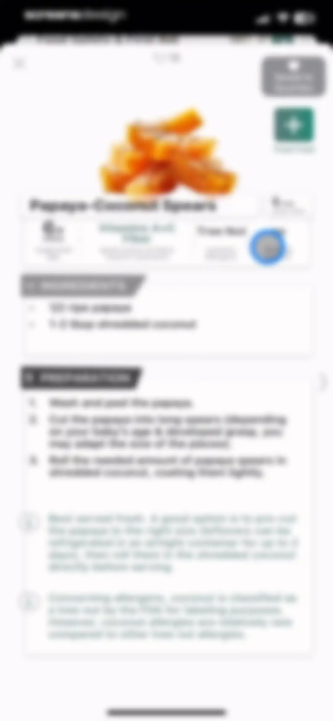 Baby Led Weaning App - BLW screen 8