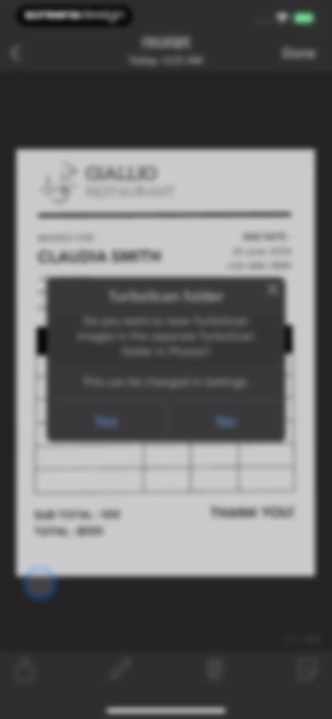 TurboScan™: document scanner screen 15