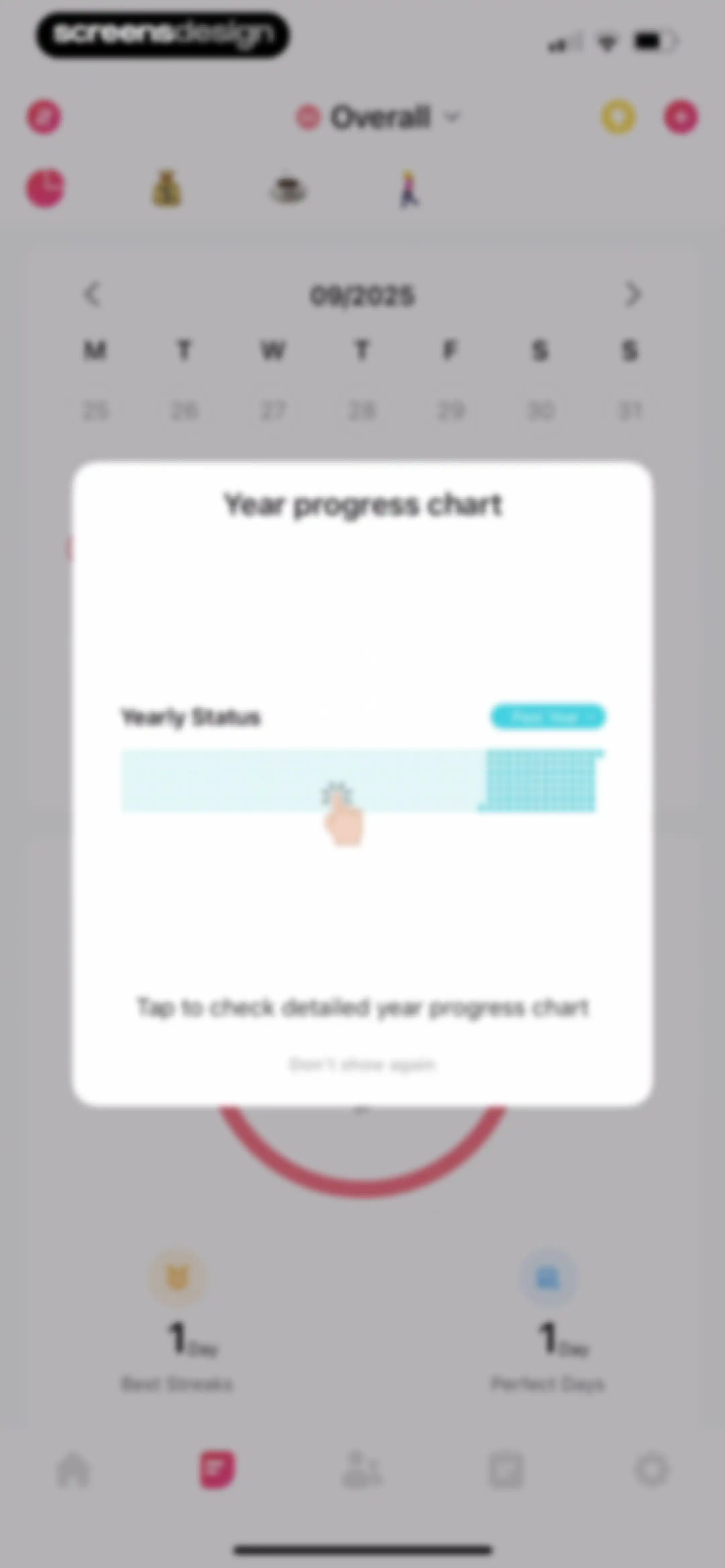 Habit Tracker screen 137