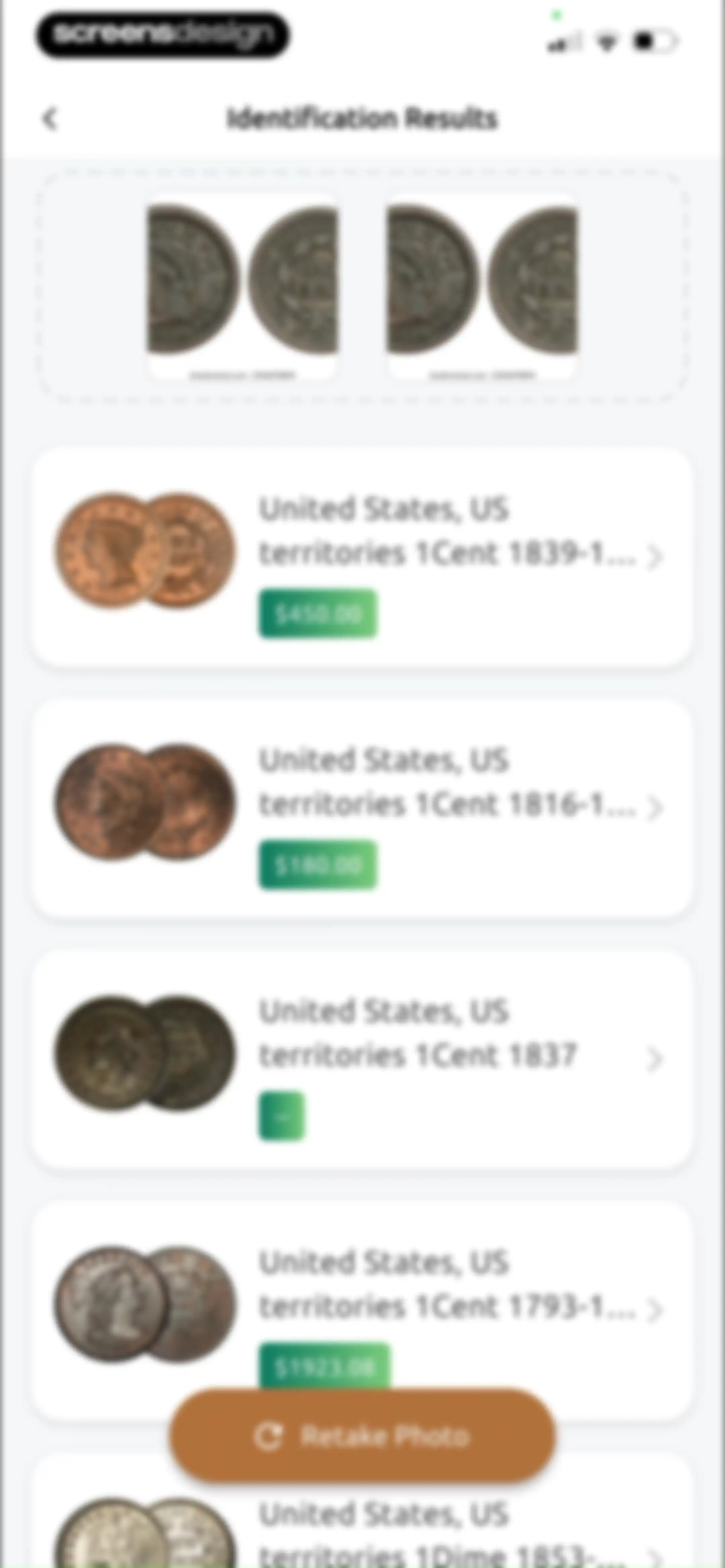 ChatCoin: Coin Identifier screen 42