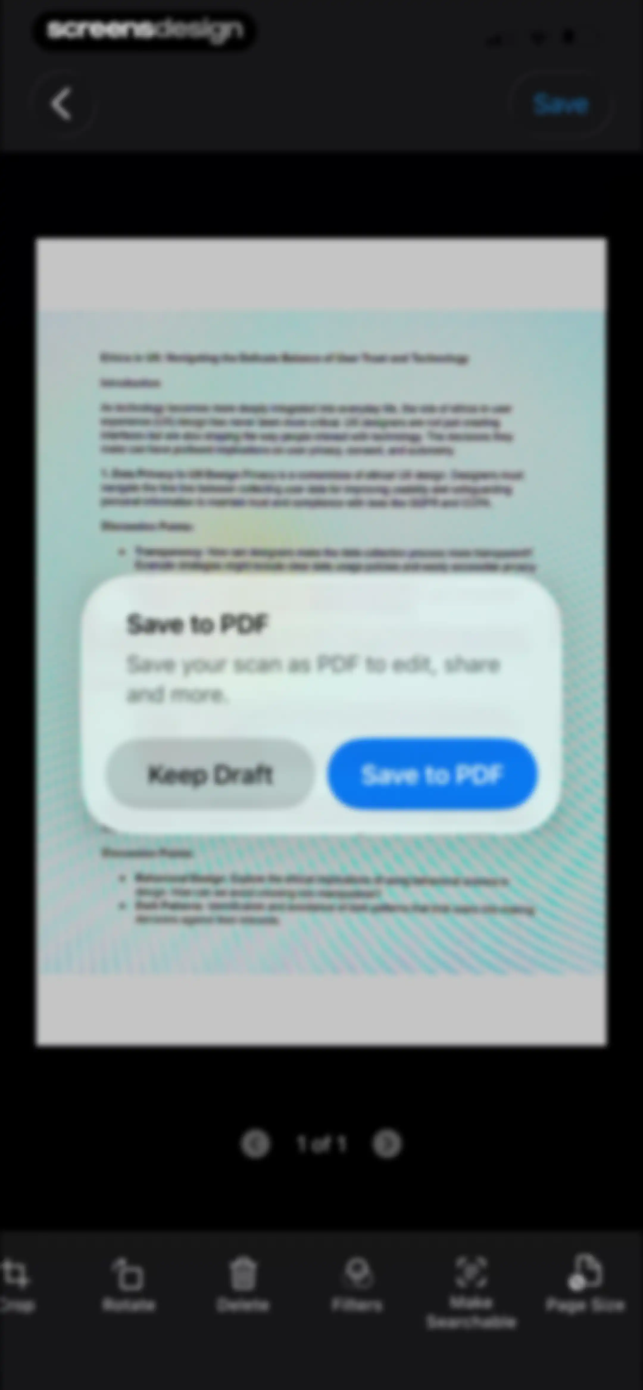 MobiPDF・PDF Text Editor・Reader screen 91