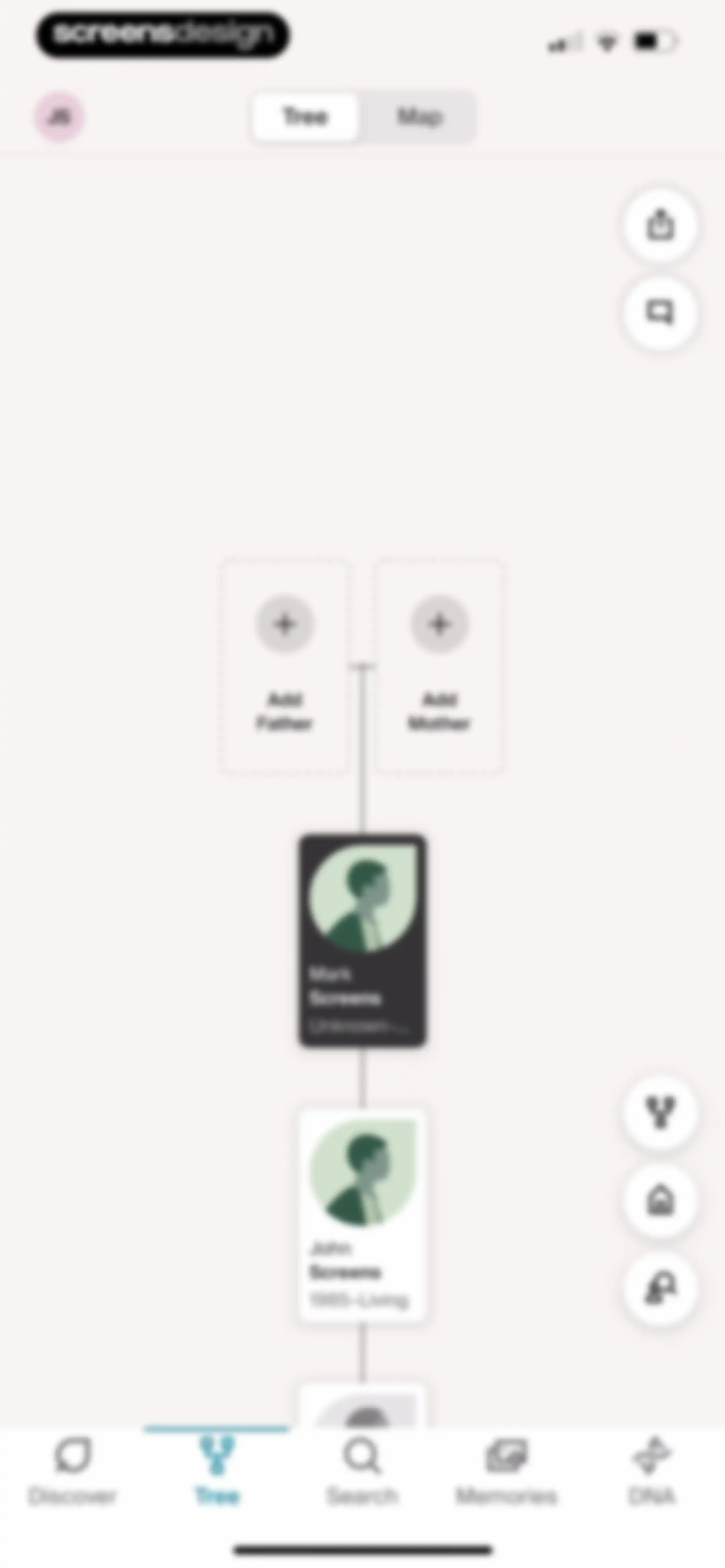 Ancestry: Family History & DNA screen 64