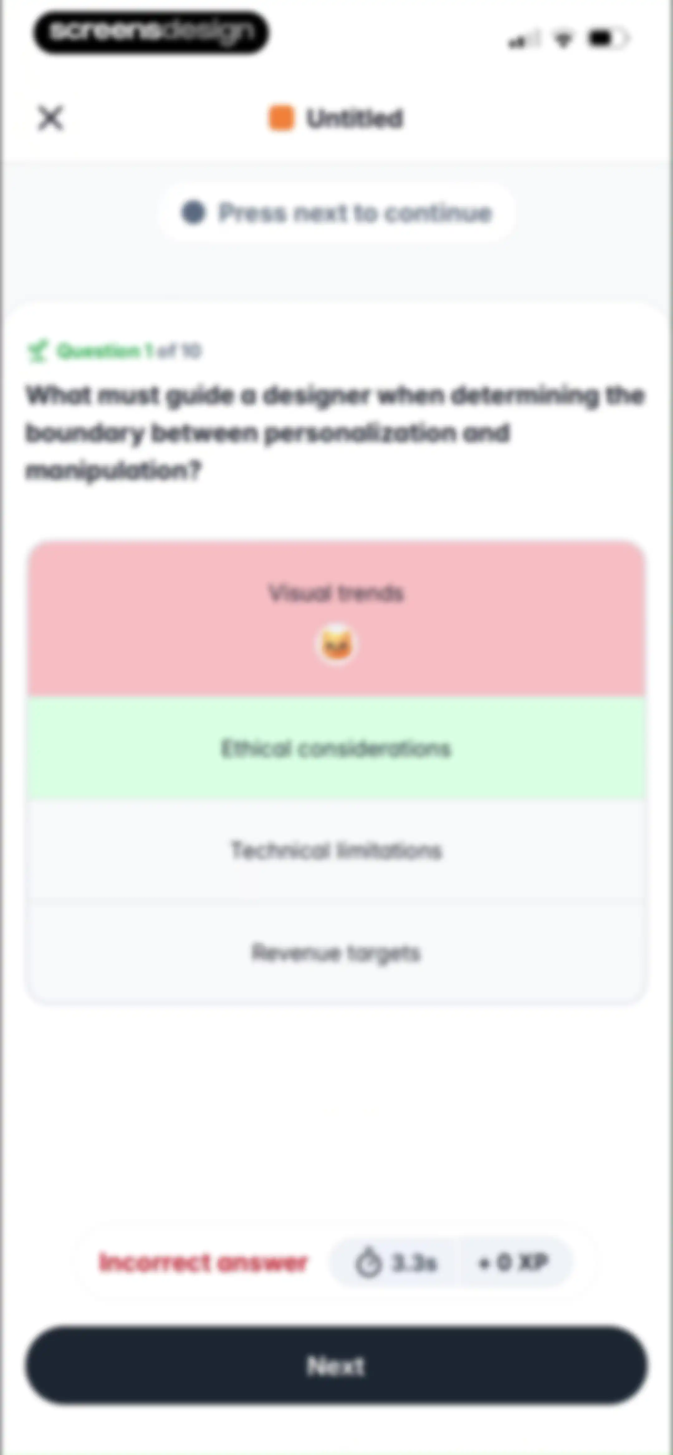 Gizmo: AI Tutor screen 106