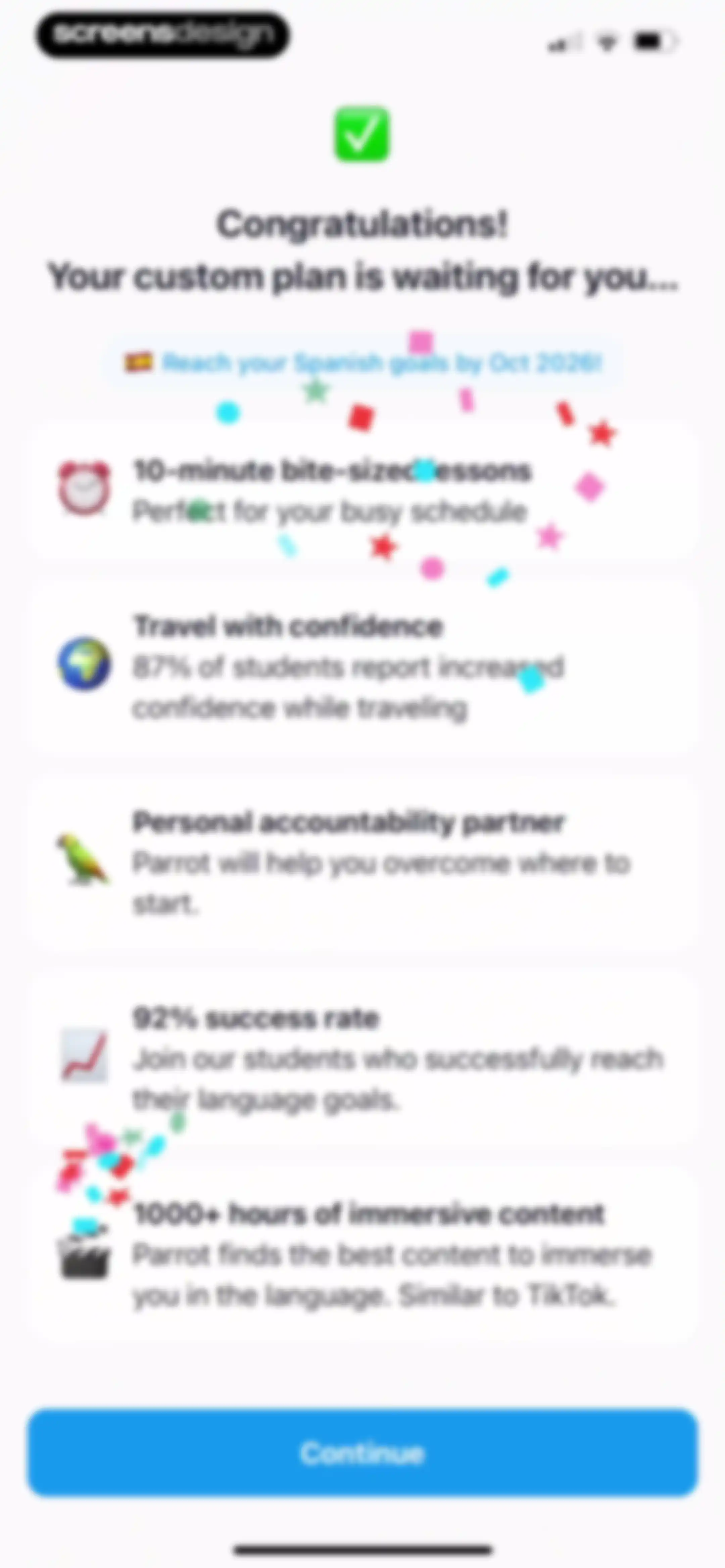 Parrot – Learn Spanish screen 17