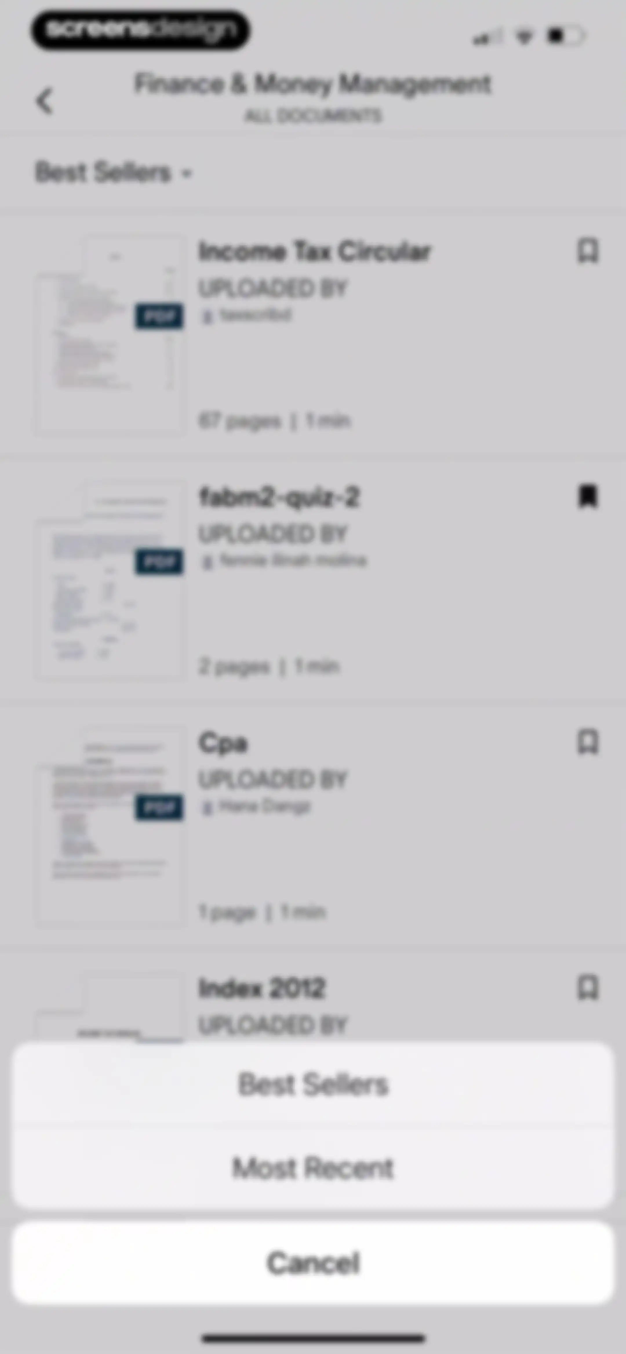Scribd: 170M+ documents screen 19